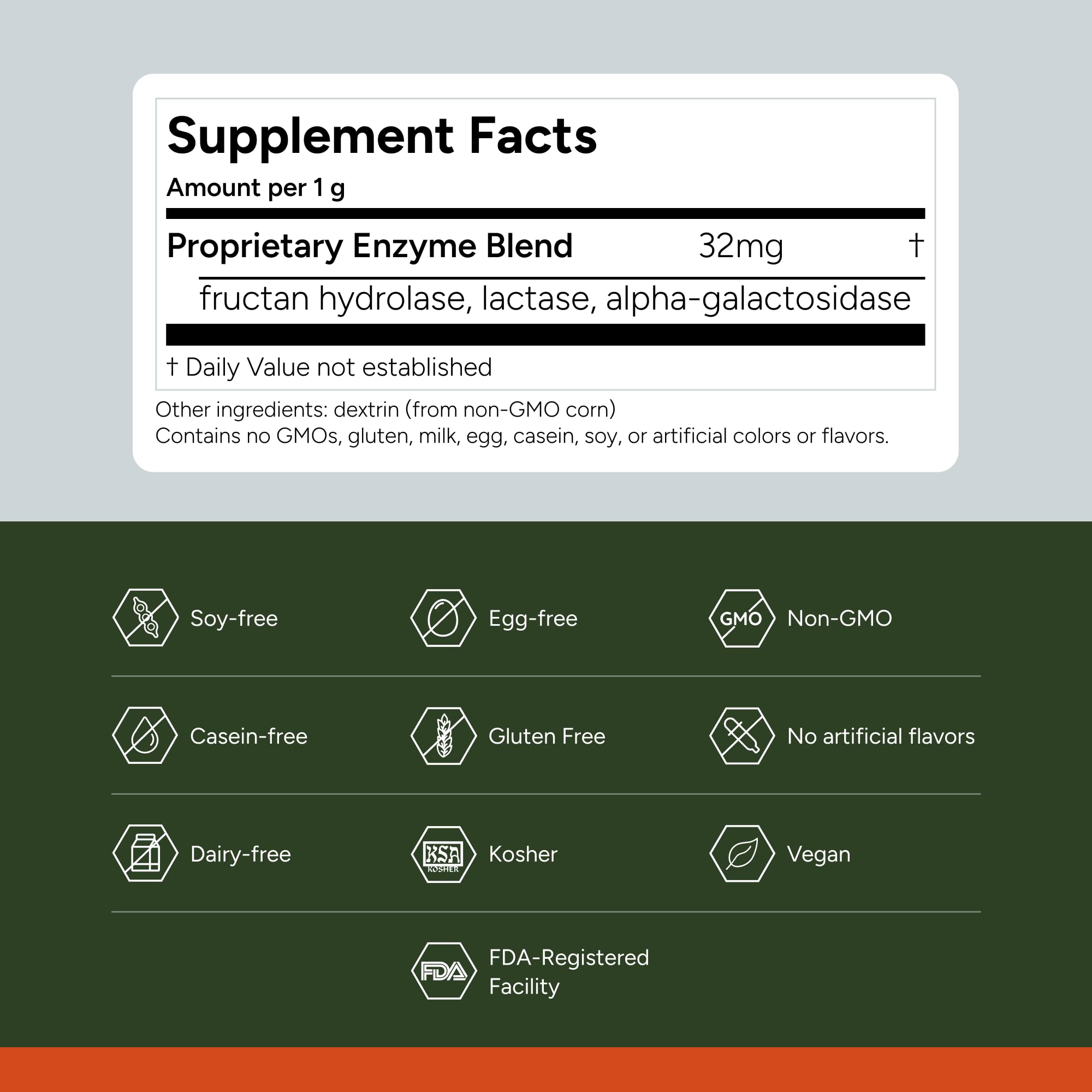 FODZYME® Home Kit Digestive Enzymes for Gut Health, Relief for Bloating, Gas, Constipation, Diarrhea, Abdominal Pain, Low FODMAP, 60 Dose FODZYME Au supplements