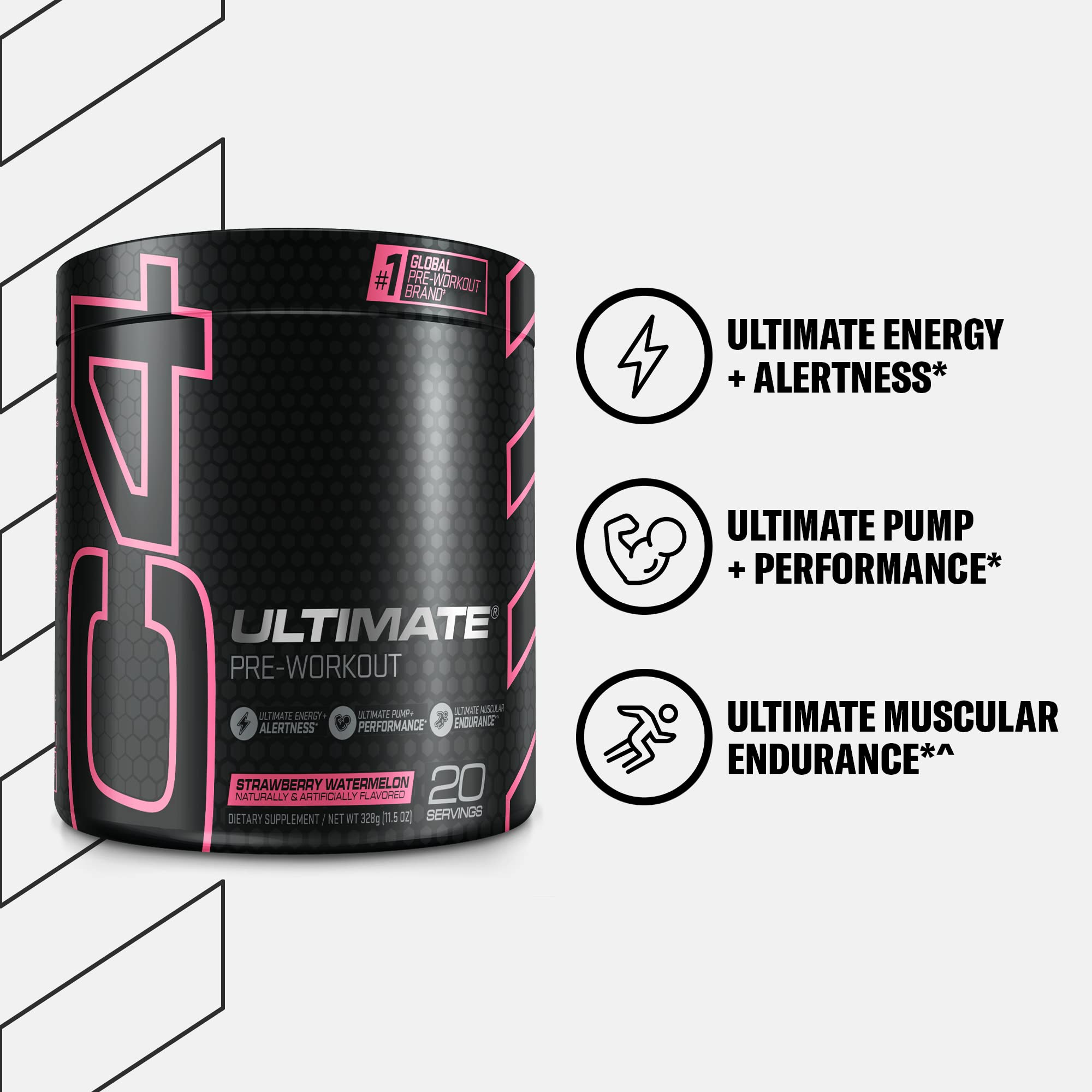 Cellucor C4 Ultimate Pre Workout Powder Strawberry Watermelon - Sugar Free Cellucor Au supplements