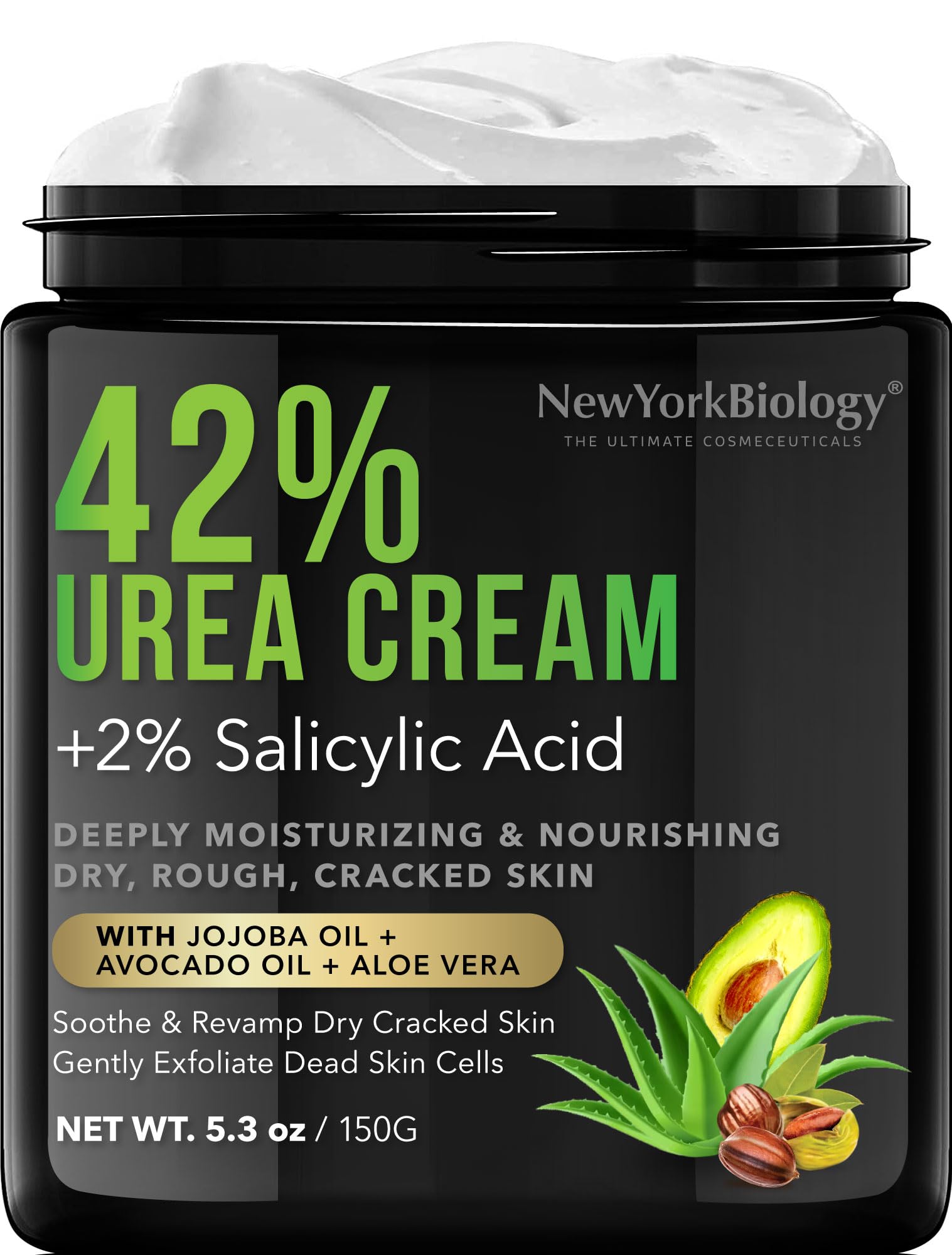 New York Biology 42% Urea Cream with 2% Salicylic Acid - Moisturizing Urea Foot Cream NEW YORK BIOLOGY THE ULTIMATE COSMECEUTICALS Au supplements