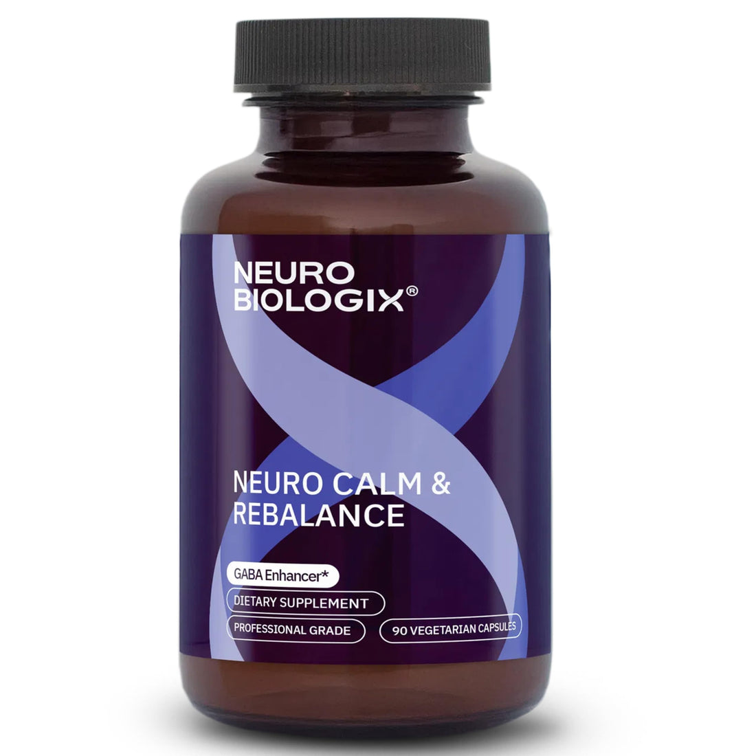 Neurobiologix Neuro Calm & Rebalance, L Theanine, Magnesium, Zinc & Kava Kava Complex for Calm Mood Balance and Stress Support, GABA Activity Support Supplement, Gluten Free, Vegetarian, 90 Capsules Neurobiologix Au supplements