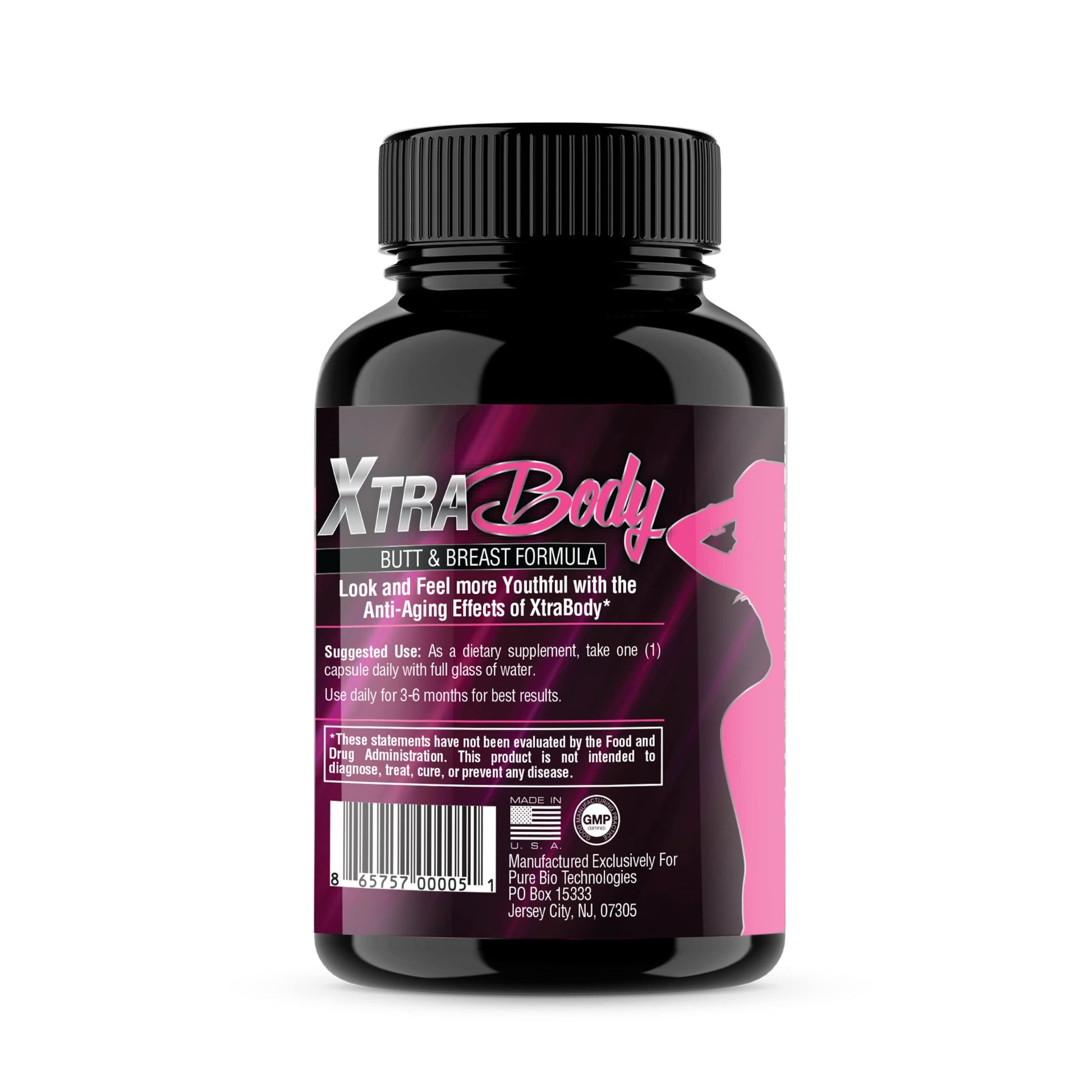 XtraBody Butt Enhancement and Breast Enlargement Supplement - Estrogen Enhancer - Increases Butt & Breast Size, Reduces Menstrual Symptoms & Provides an Extra Boost of Energy (1 Bottle=30 Capsules) Xtra Body Au supplements