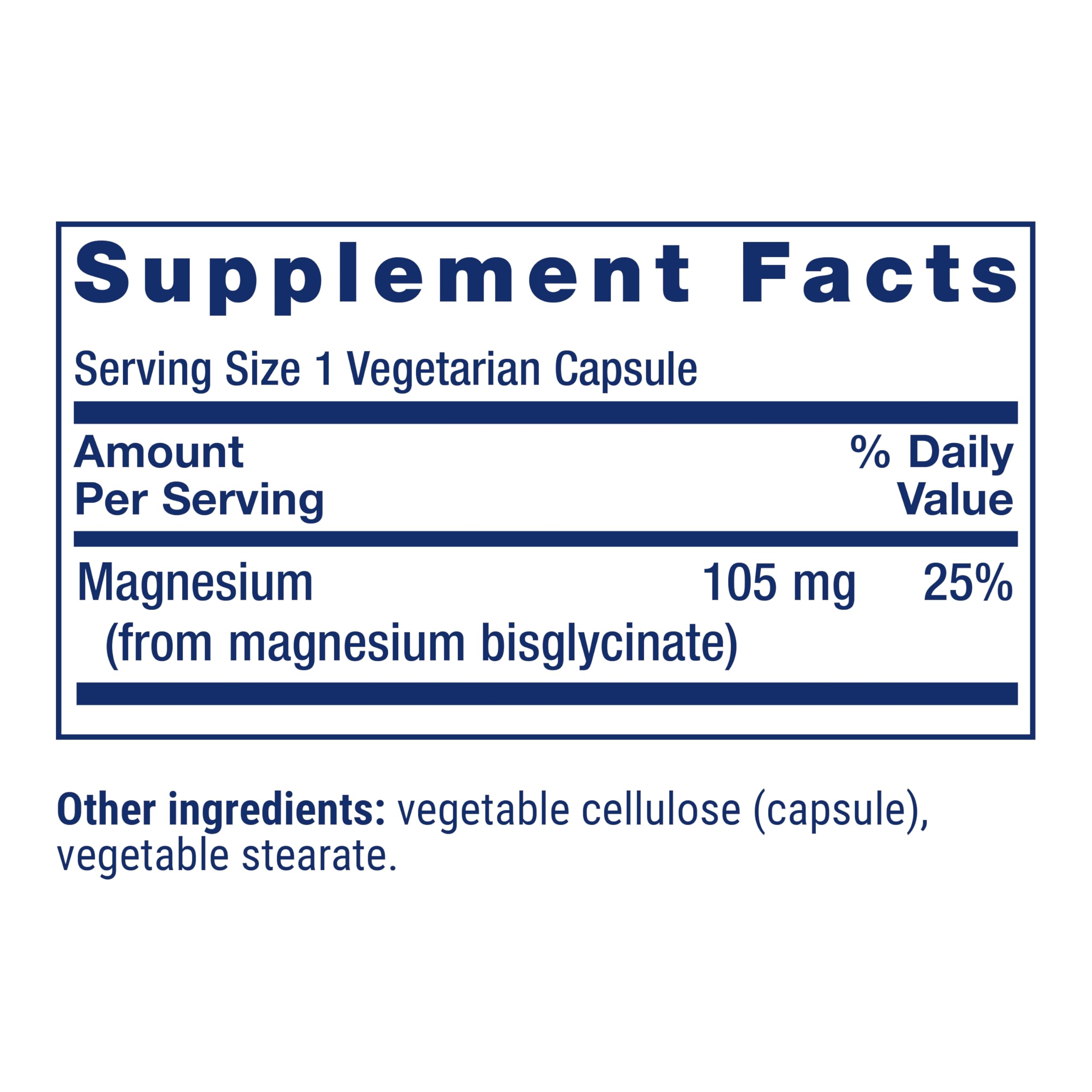 Life Extension Magnesium Glycinate, Heart Health, Bone Health, Nerve and Muscle Support, Highly absorbable, Gluten-Free, Non-GMO, Vegetarian, 90 Capsules Life Extension Au supplements