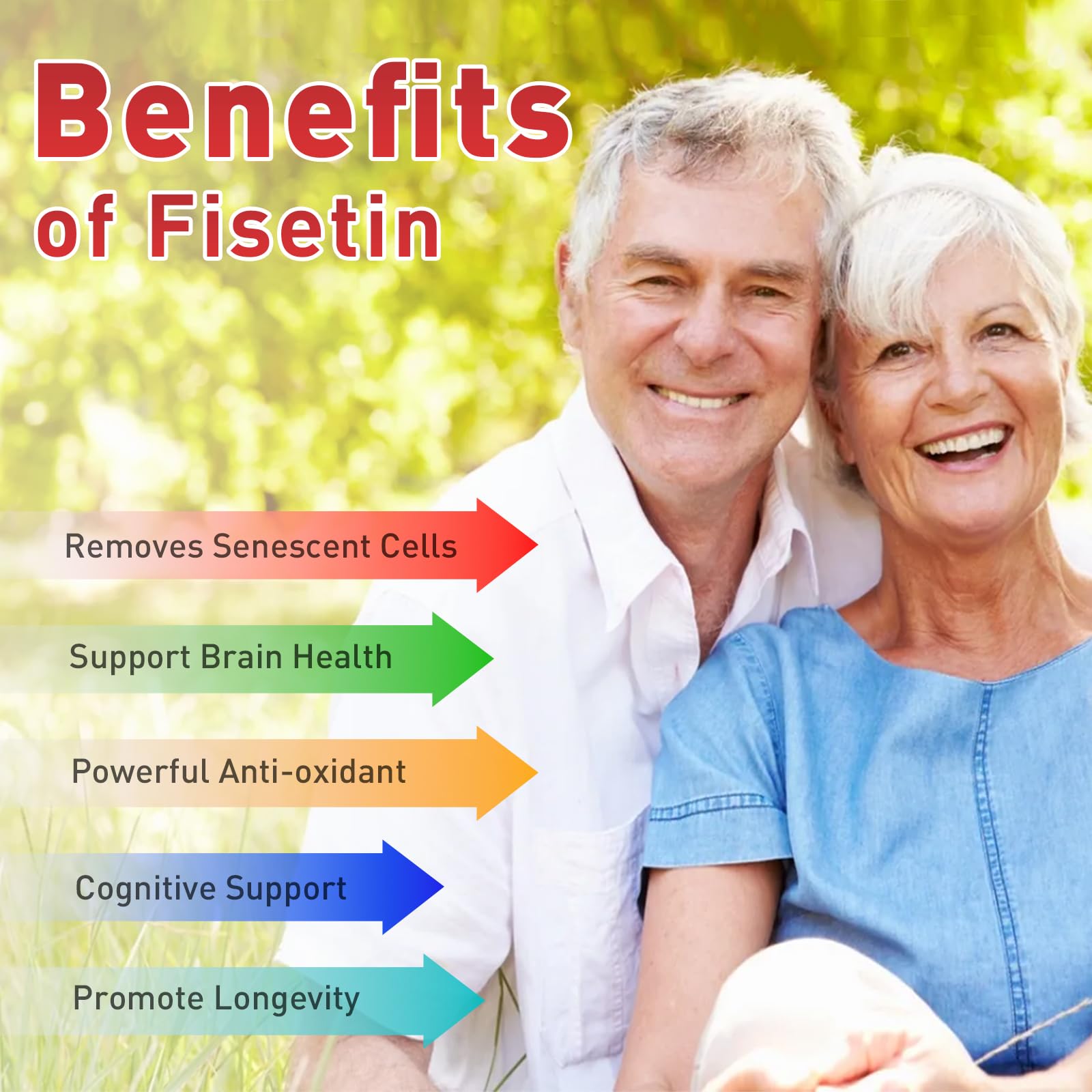 Uarcool Fisetin Supplement 2000mg for Healthy Aging and Longevity, Skin Health, Brain - Soy Free, Vegetarian - 60 Softgels(2 Bottles) Uarcool Au supplements