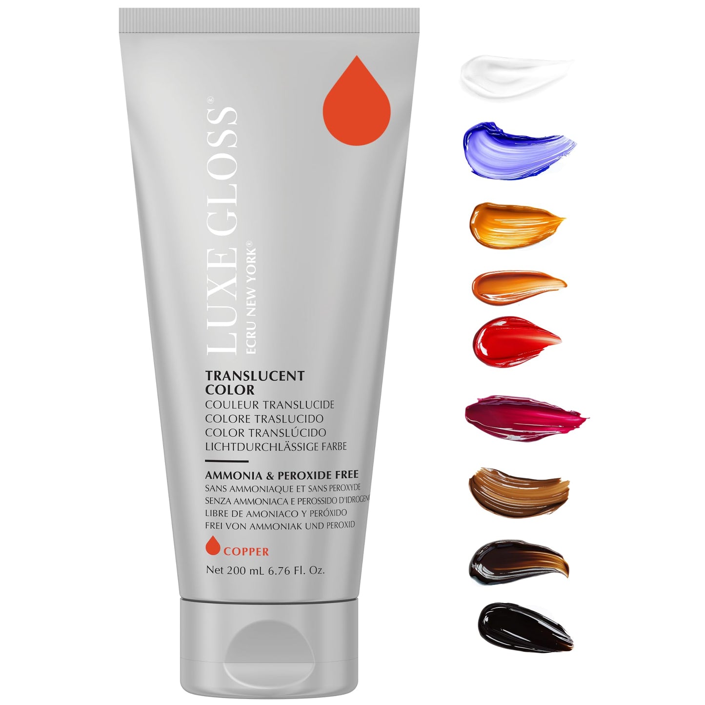 ECRU New York LUXE GLOSS Hair Gloss for Enhanced Color and Glass-Like Shine, Copper Ecru New YorkAu supplements