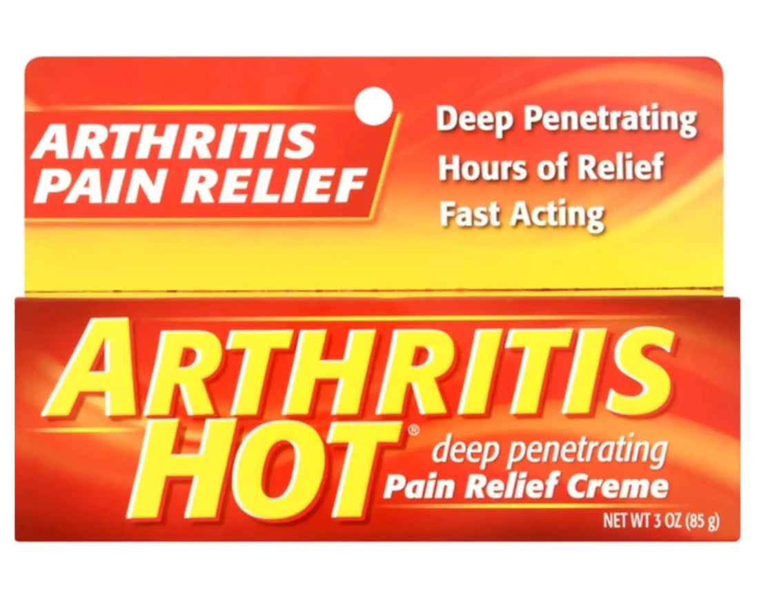 Arthritis Hot Pain Relief Creme 3 oz (Pack of 2) Chattem uk supplements