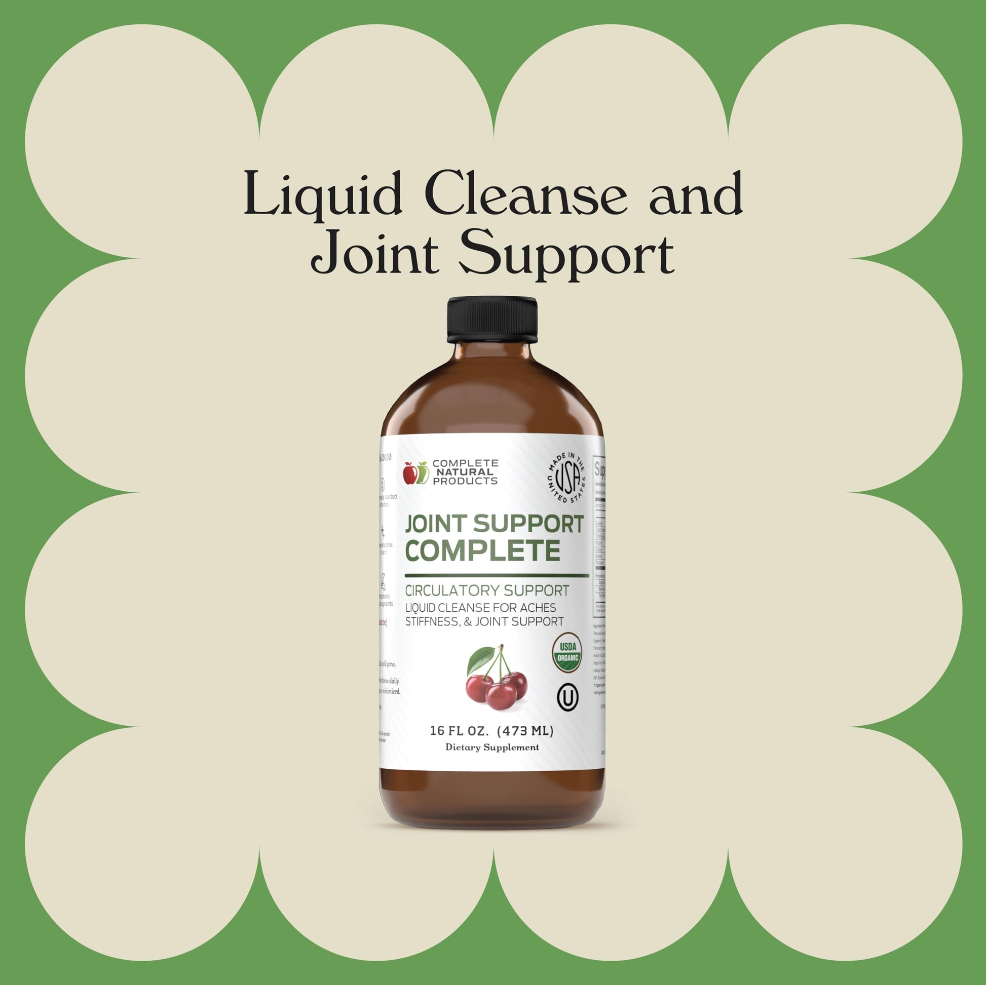 Complete Natural Products Joint Support Complete – 16 Fl Oz Organic Liquid Joint Supplement with Glucosamine Chondroitin MSM – Natural Uric Acid Cleanse & Herbal Joint Health Support for Mobility Complete Natural Products Au supplements