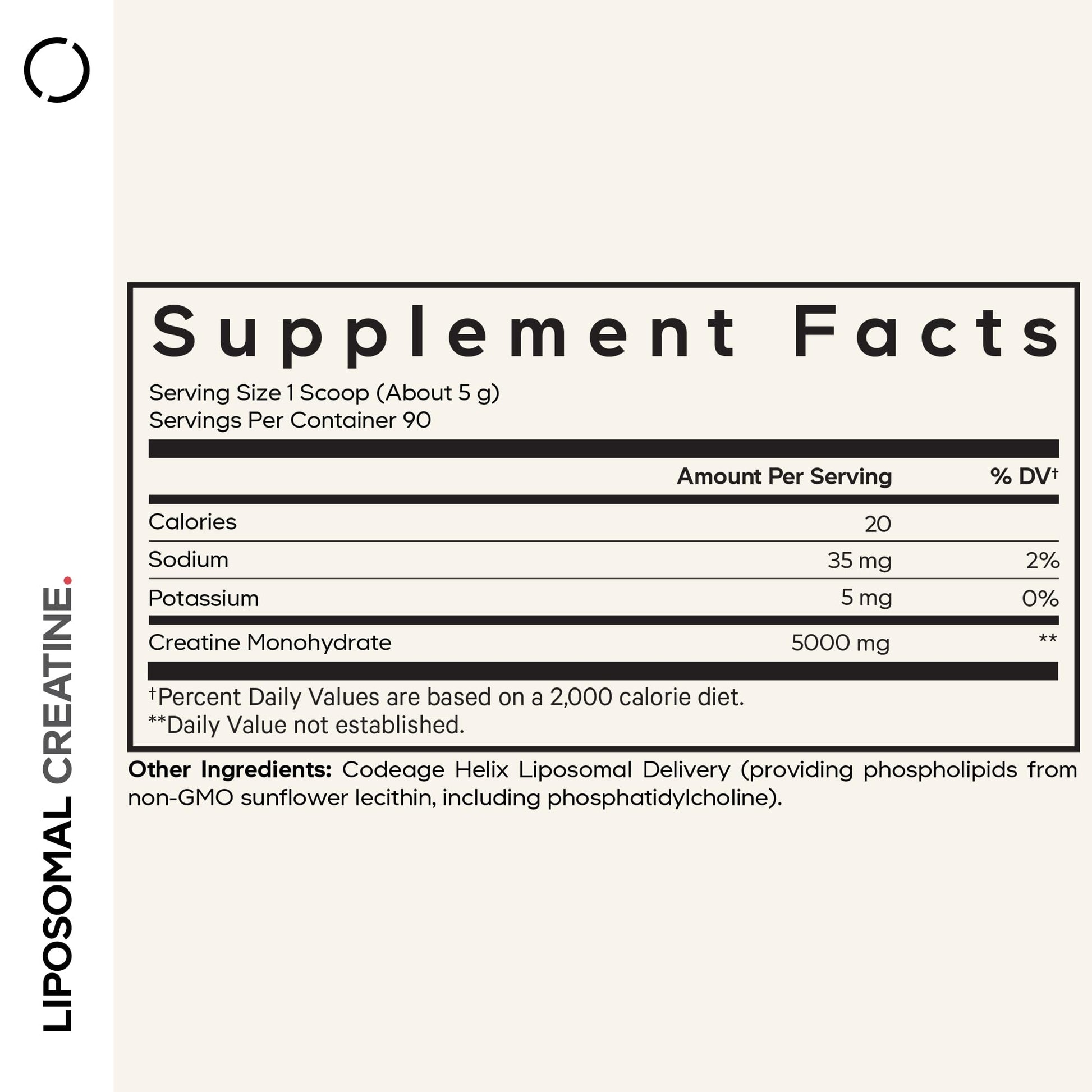 Codeage Liposomal Creatine Powder Supplement - 3-Month Supply - 5000mg Creatine Monohydrate Pre Workout & Post Workouts - Unflavored Creatine, Pure Creatine Powder, Creatinine for Sports - 90 Servings Codeage Au supplements