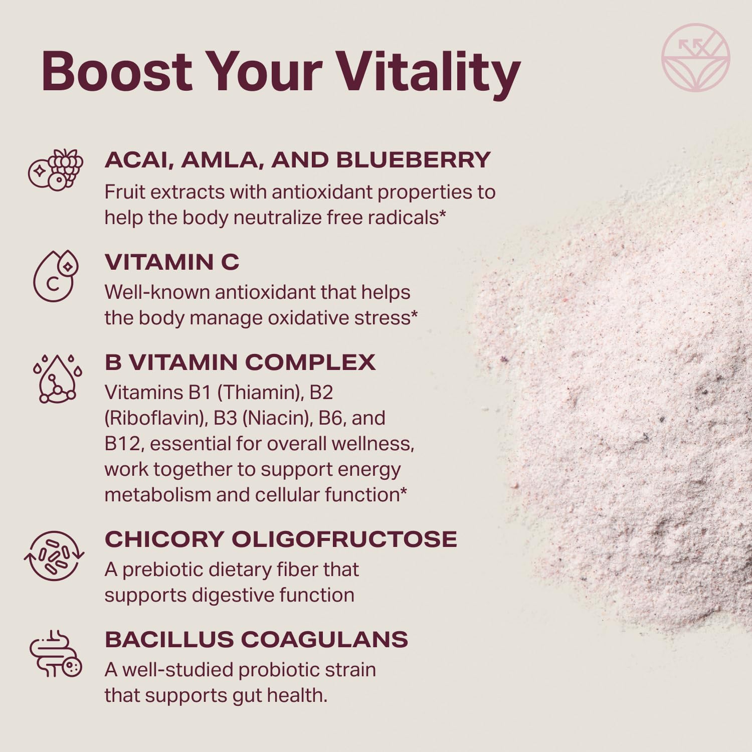 Proper, The Purples Nutrient-Dense Superfood Powder - Antioxidant Supplement and Cellular Support – Acai, Amla, Blueberry, Vitamin C, B Vitamins & More - Enhanced with Prebiotic Fiber & Probiotics Proper Au supplements