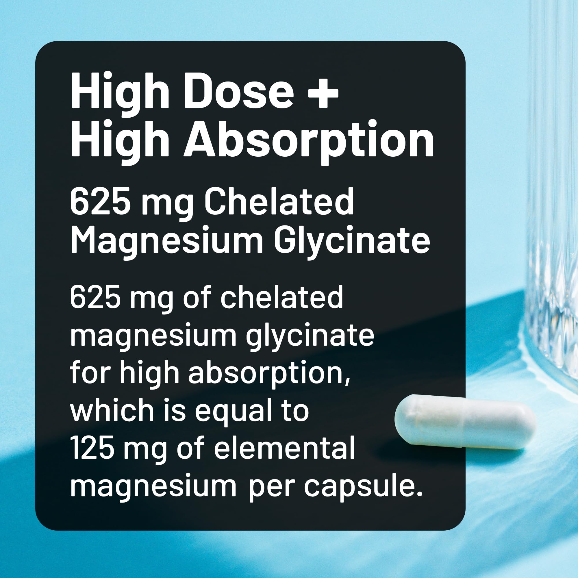 NatureWise Magnesium Glycinate 625 mg - High Absorption Chelated Magnesium Glycinate for Sleep, Relaxation, Muscle & Bones* - Gentle on Stomach, Vegan, Non-GMO - 30 Capsules[30-Day Supply] NatureWise Au supplements