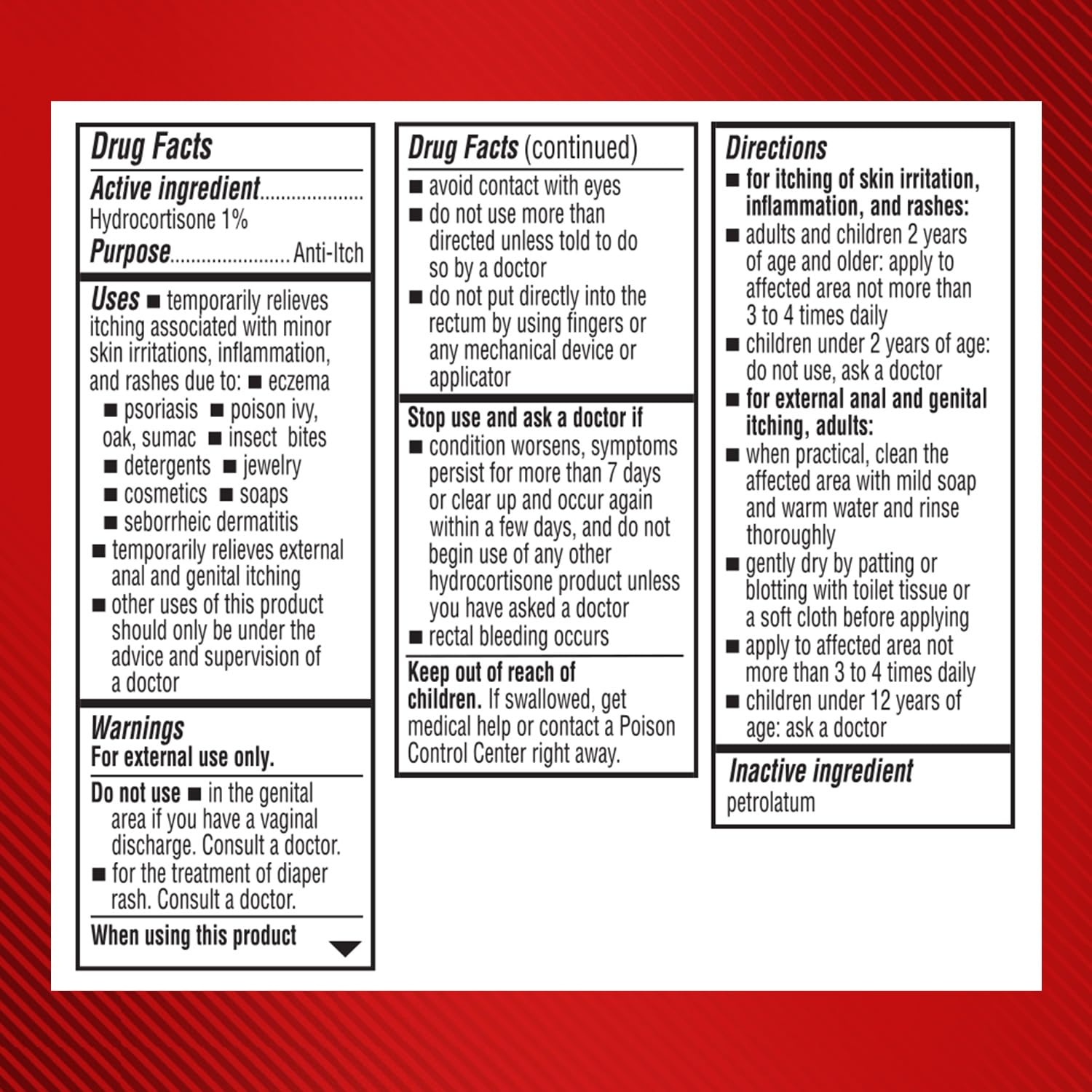 Cortizone-10 Maximum Strength Water Resistant Itch Relief Ointment, 1% Hydrocortisone, Fast-Acting, Anti-Itch Cream for Bug Bites, Rash, Eczema, Psoriasis, Poison Ivy, Oak, Sumac & More, 1 oz Cortizone 10 Au supplements