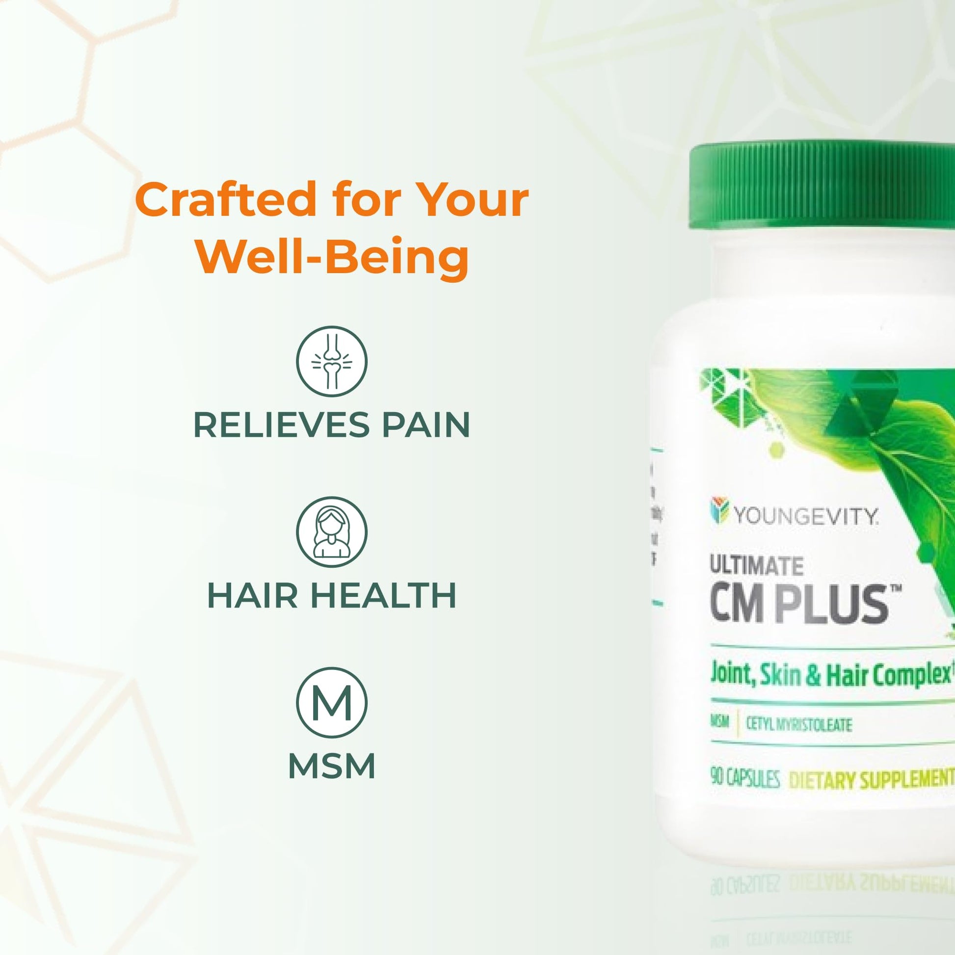 Youngevity Ultimate CM Plus™ - Patented Bone Health Supplement MSM & Cetyl Myristoleate - Muscle and Bone Health Complex - (90 Capsules) Youngevity Au supplements
