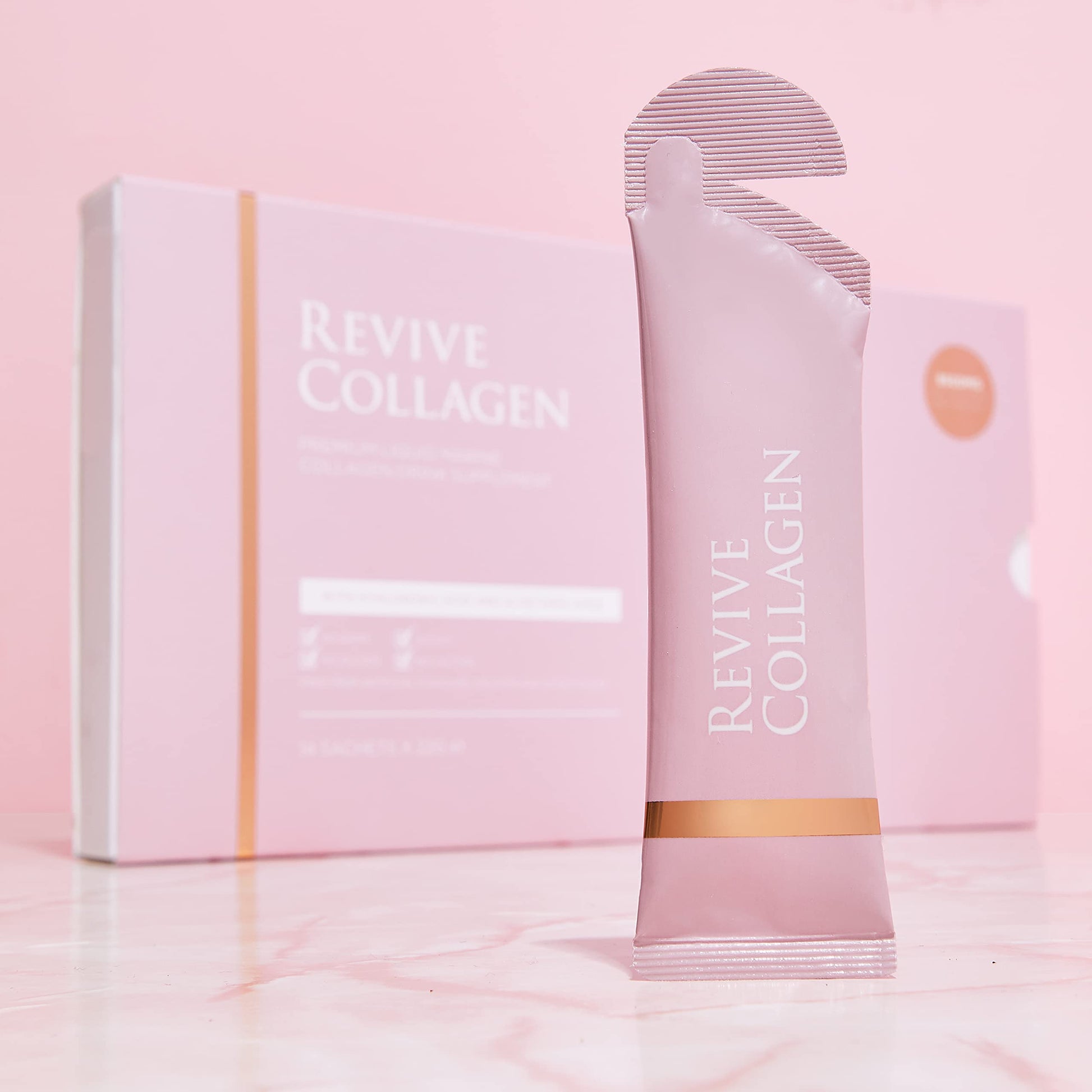 Revive Collagen Premium 8,500mg Hydrolysed Marine Collagen Drink with Added Hyaluronic Acid & Aloe Vera Revive Collagen Au supplements