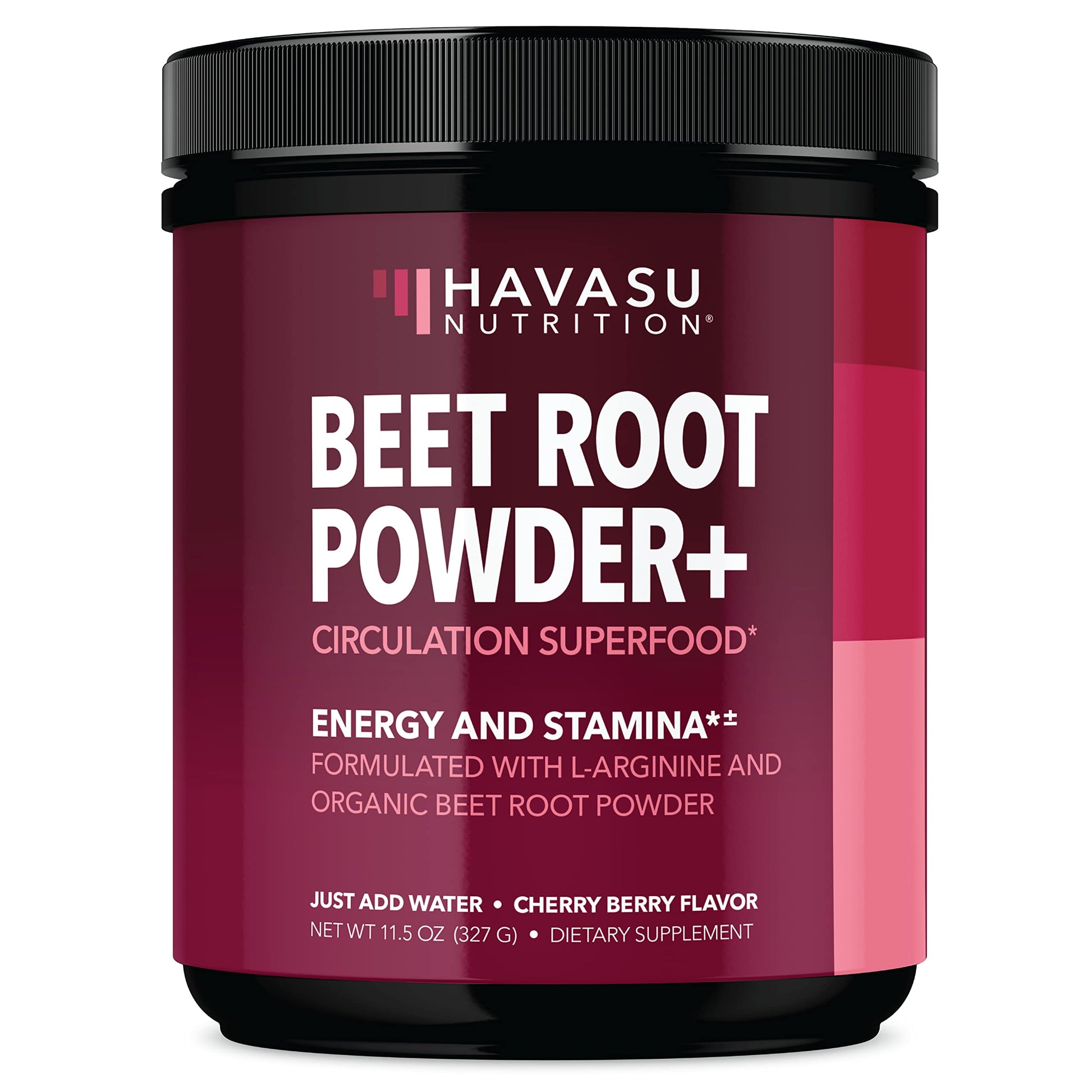 Organic Beet Root Powder with BCAA and L-Arginine for Energy and Stamina Support HAVASU NUTRITION Au supplements
