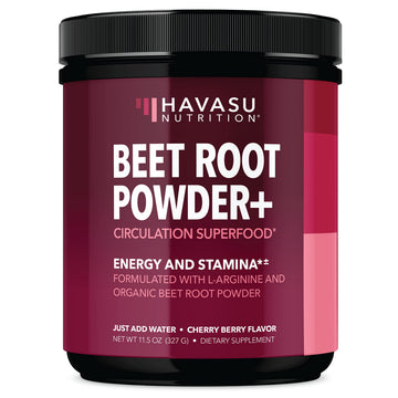 Organic Beet Root Powder with BCAA and L-Arginine for Energy and Stamina Support HAVASU NUTRITION Au supplements