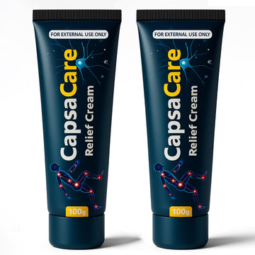CapsaCare Neuropathy Relief Cream - with Capsaicin & Arnica, Menthol for Muscle & Joint Comfort, Fast Absorbing Formula for Feet, Hands, Legs, and Waist (2Pcs) MCArthur Au supplements