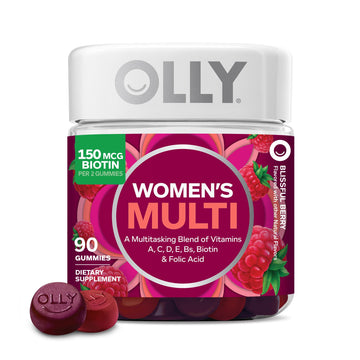 OLLY Women's Multivitamin Gummy, Vitamins A, D, C, E, Biotin, Folic Acid, Adult Chewable Vitamin, Berry Flavor OLLY Au supplements