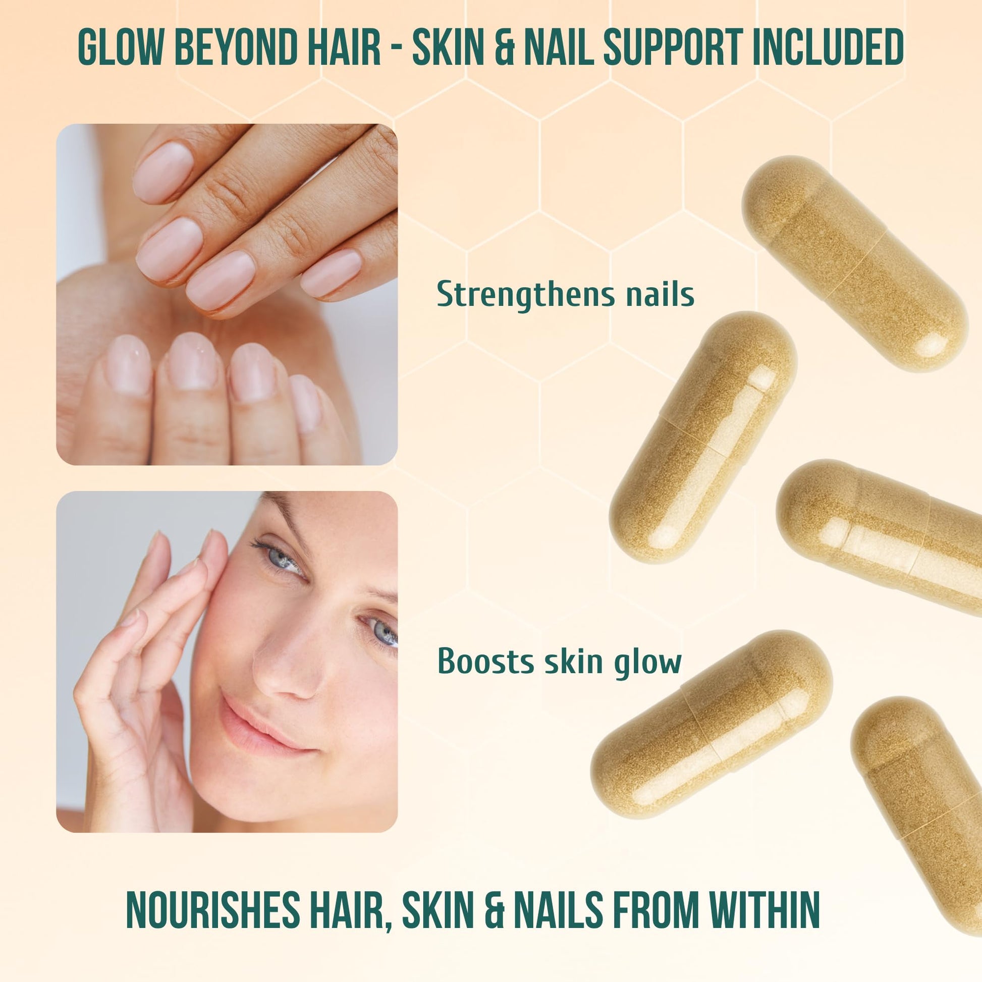 Project Anti-Aging Menopause Hair Don’t Care – Hair Growth Vitamins for Women 40+ to Support Thinning, Volume, Skin & Nails – Nutrient-Rich Supplement for Stronger, Fuller – Visible Results Project Anti-Aging Au supplements