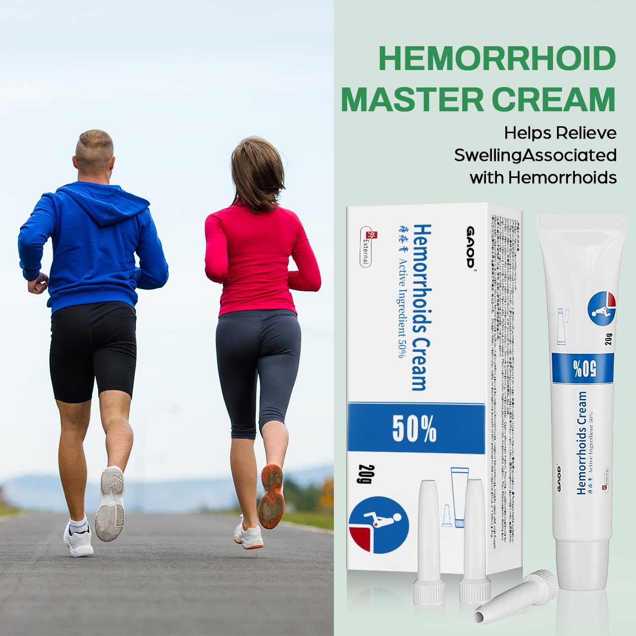NXHMSWYG Hemorrhoid Cream, Fissure Ointment Body Care Cream Helps to Relieve Pain&Reduce Burning for Men and Women (2pcs) NXHMSWYG Au supplements