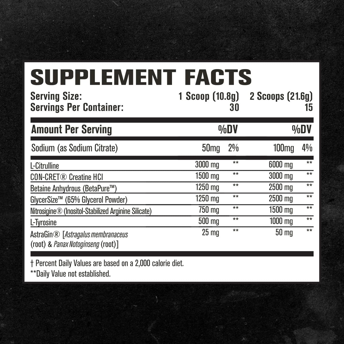 Nitric Surge Stim Free Pre Workout Powder - Caffeine Free Nitric Oxide Supplement Jacked Factory Au supplements