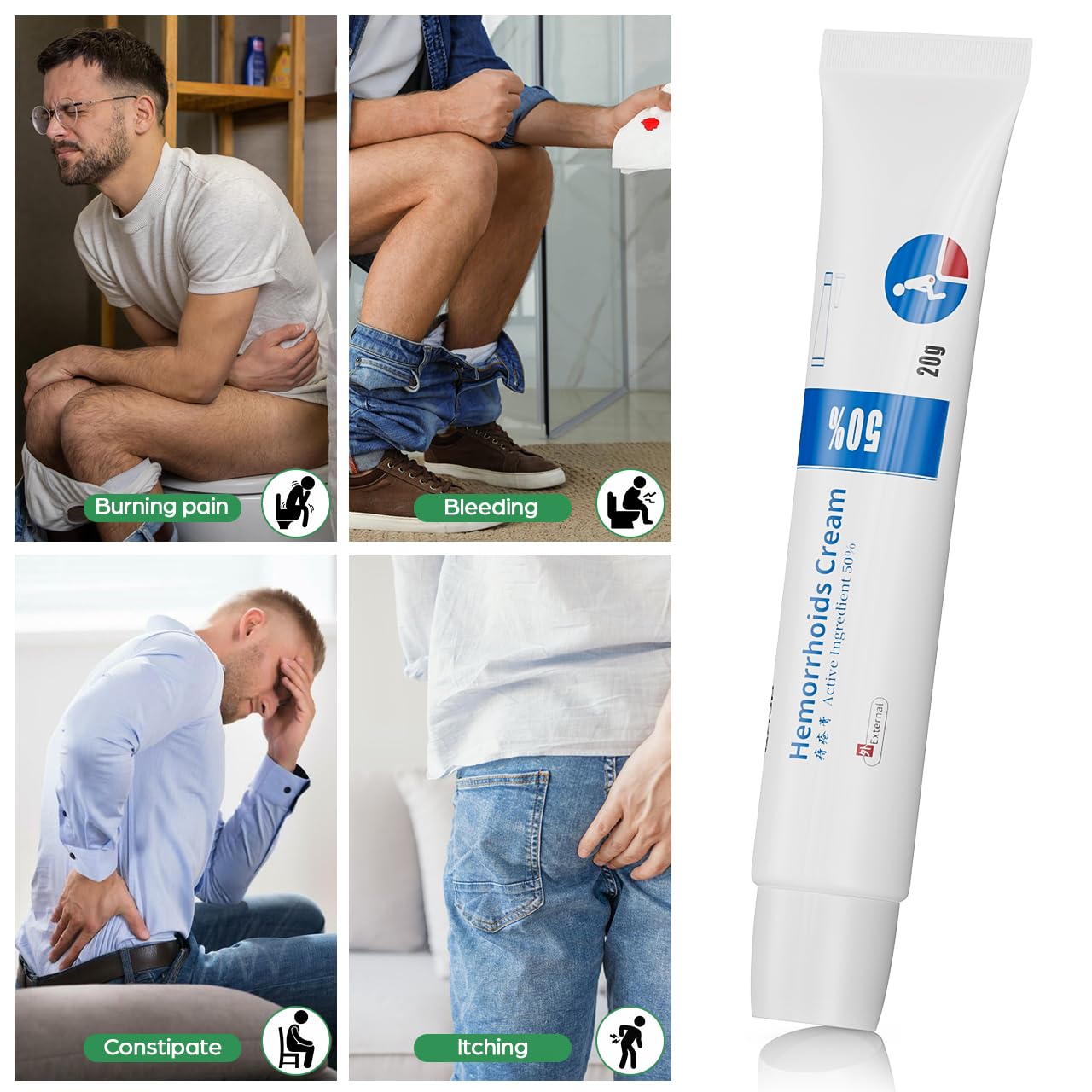 ortamiz Hemorrhoid Cream, Fissure Ointment Body Care Cream Helps to Relieve Pain&Reduce Burning for Men and Women (1pcs) ortamiz Au supplements