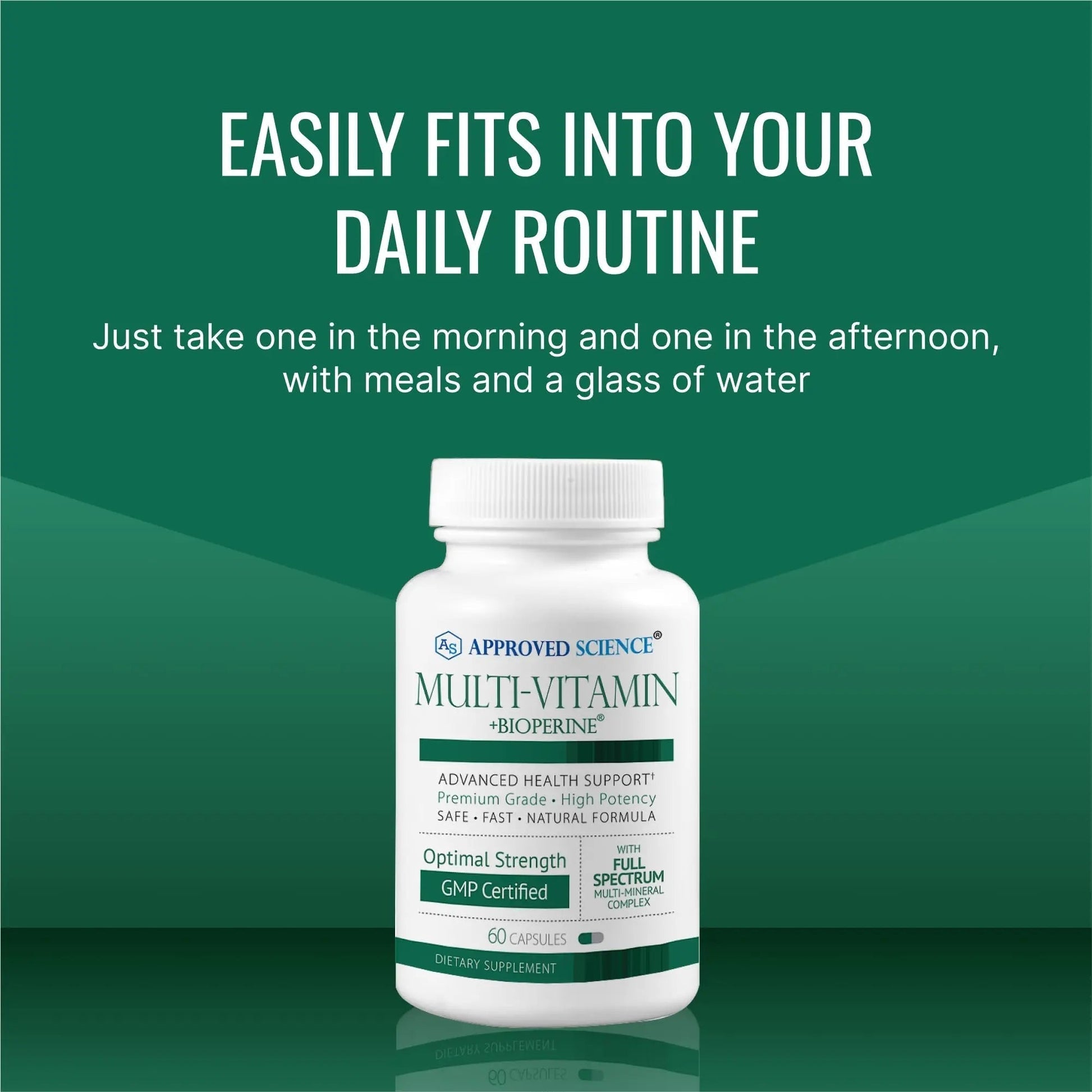 Approved Science Multi-Vitamin - with Full-Spectrum B-Vitamins, Green Tea, Lutein, Lycopene, Zeaxanthin, BioPerine Approved Science Au supplements