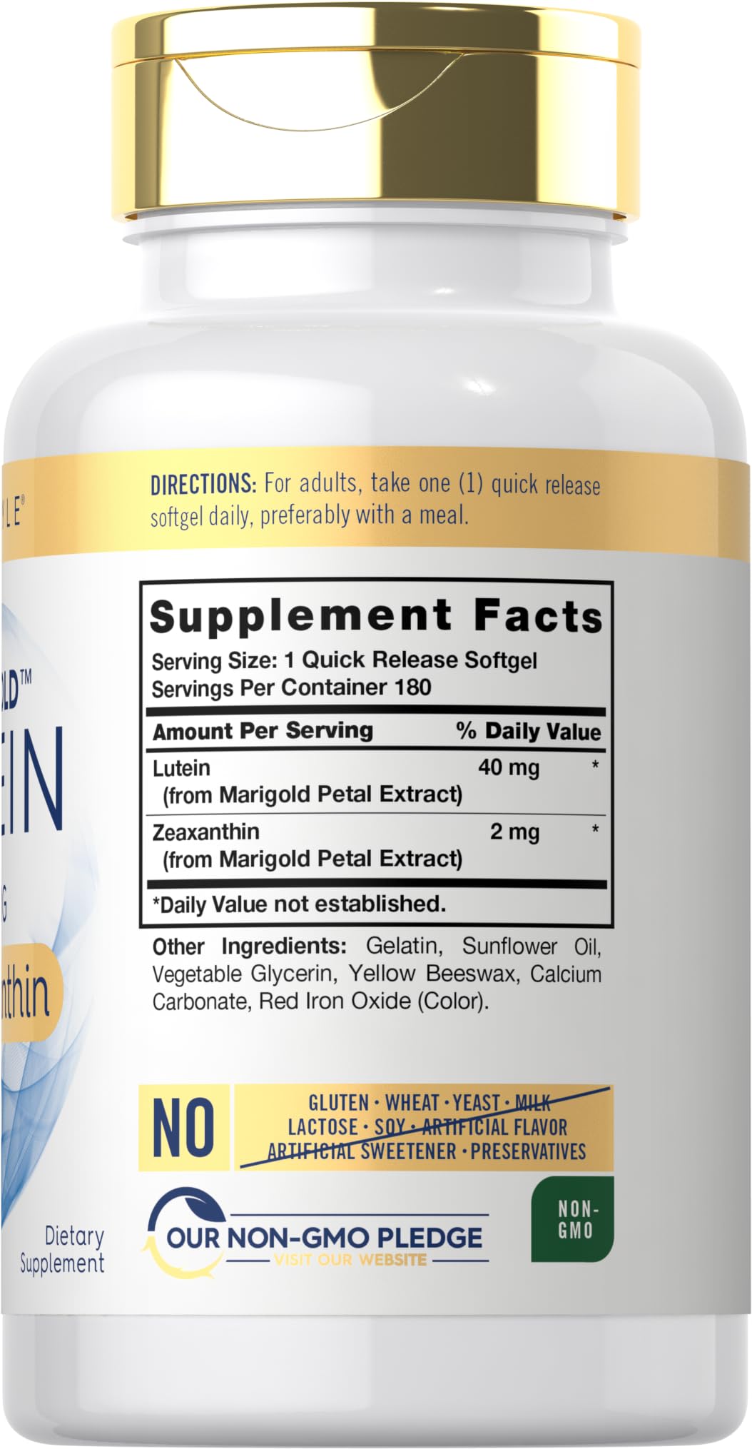 Carlyle Lutein and Zeaxanthin 40 mg | 180 Softgels | Eye Health Vitamins Carlyle Au supplements