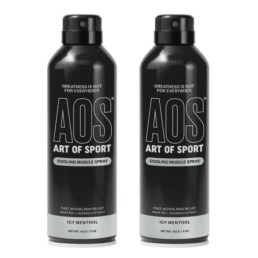 Art of Sport Muscle Relief Spray for Men – Cooling Menthol Pain Relief for Sore Muscles & Joints – Back, Neck, Knee, Shoulder, Hip – Fast-Acting Body Spray – Made for Athletes – 5 fl oz (2-Pack) Art of SportAU supplements