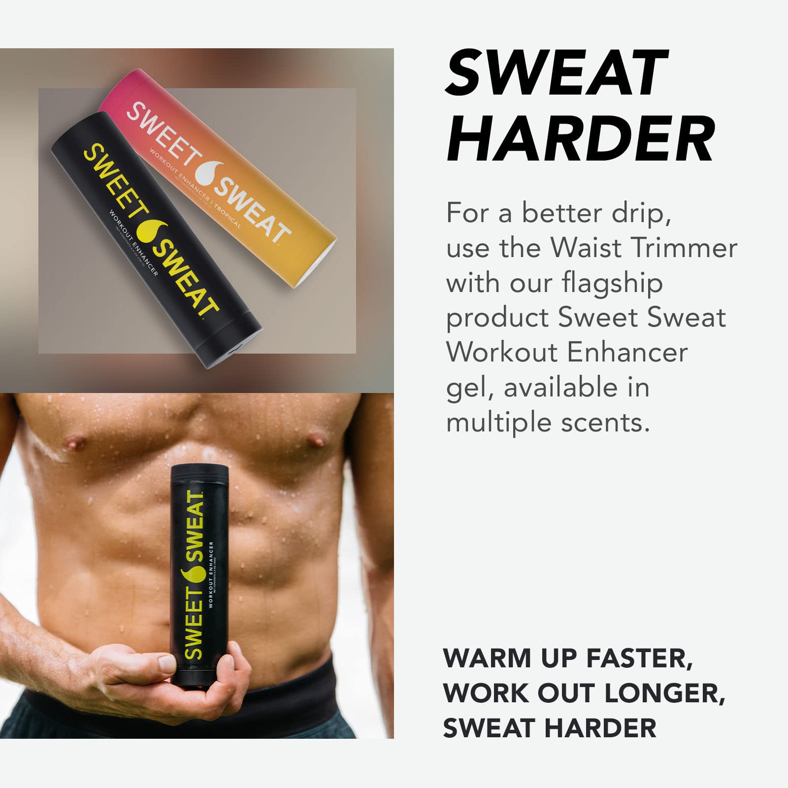 Sports Research Sweet Sweat Waist Trimmer Get More from Your Workout - Medium Sports Research Au supplements