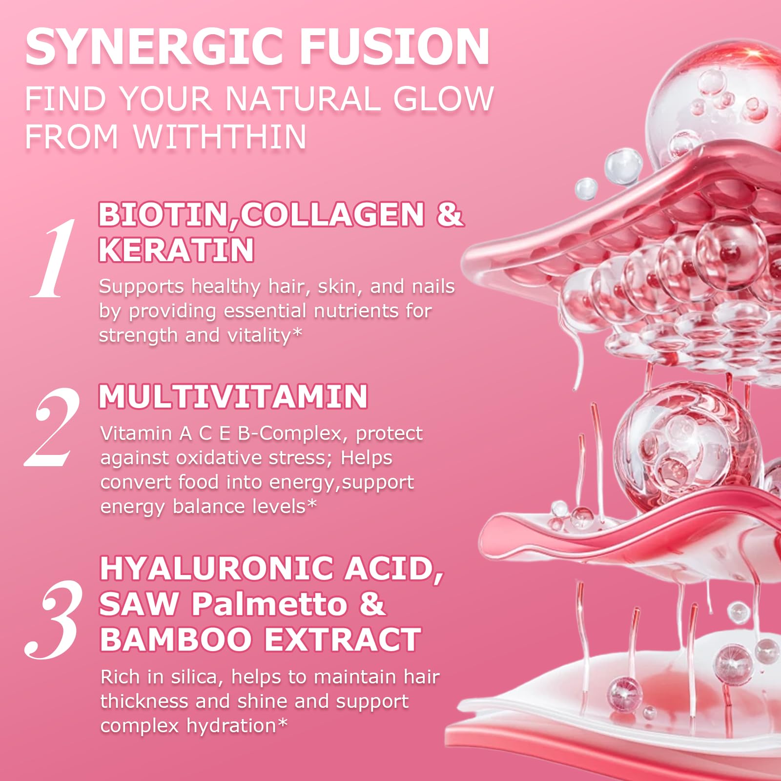 Pure Biotin 10000mcg Liquid Drop Optimal Solutions Hair Skin & Nails Vitamins Support w. Collagen Keratin Hyaluronic Acid Saw Palmetto, Biotin(Vitamin B7) for Hair Growth & Cellular Energy JUIWEFKK Au supplements