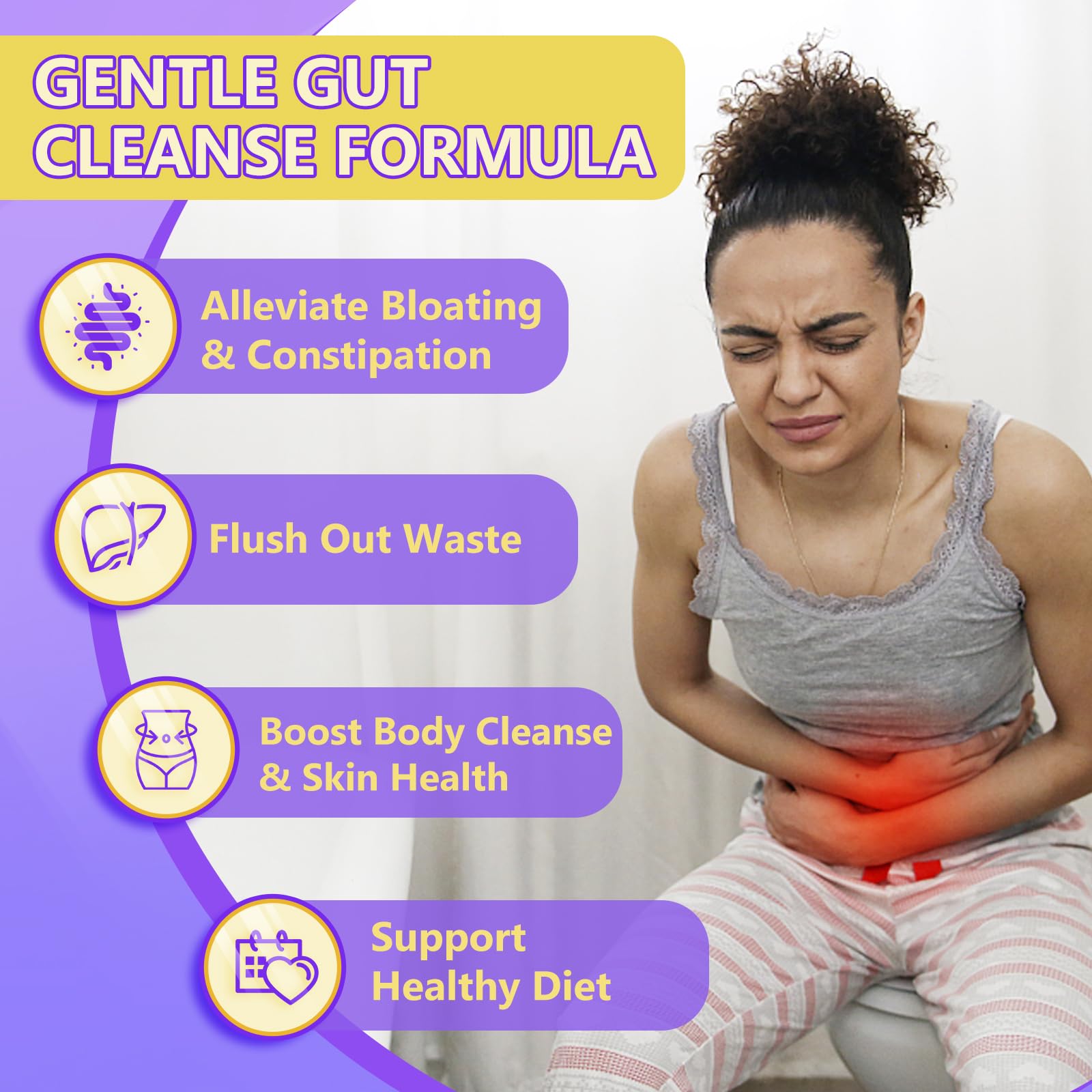 Probiotics for Women & Men Digestive Health，120 Billion CFUs, Prebiotics and Probiotics for Gut Health, D3, Zinc & Immune Support Herbs, Detox Cleanse, 45 Day - 3 Month Supply DRFOSTER Au supplements