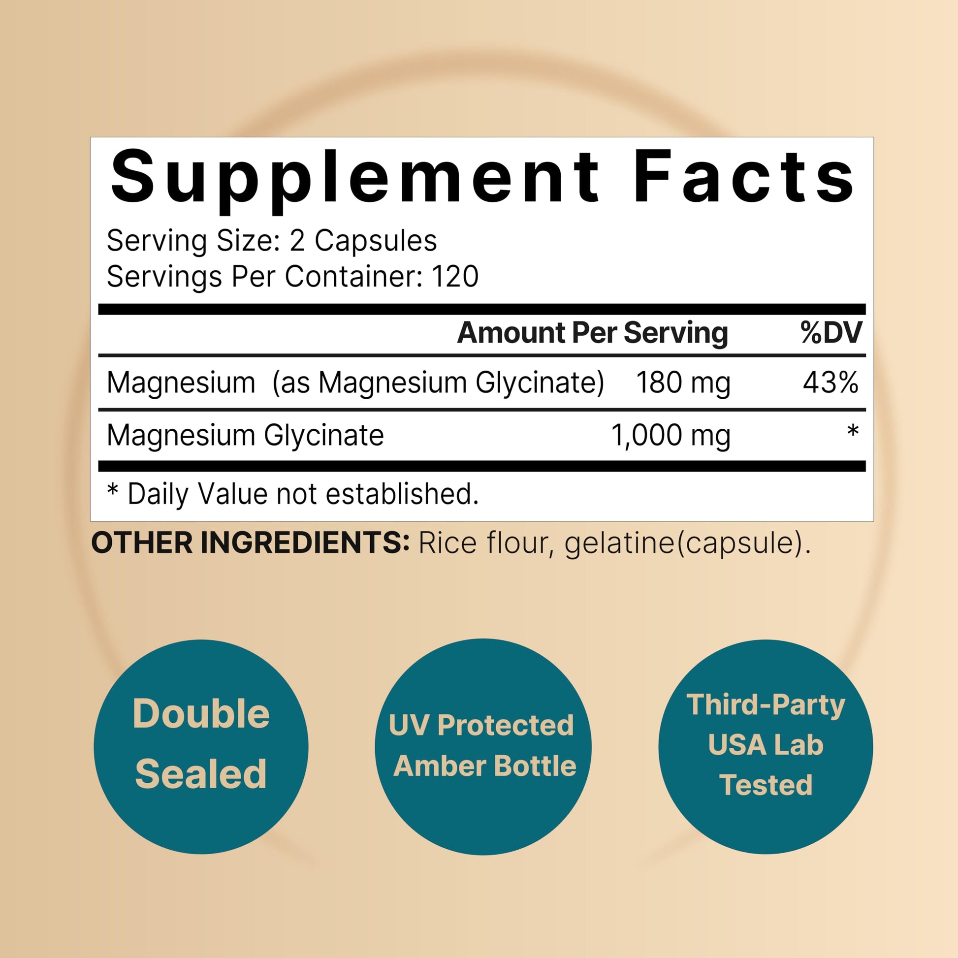 NatureBell Magnesium Glycinate 1,000mg, 240 Capsules | 500mg per Capsule | 100% Chelated & Purified | Sleep, Muscle & Nerve Support | Non-GMO, Gluten-Free NatureBell Au supplements