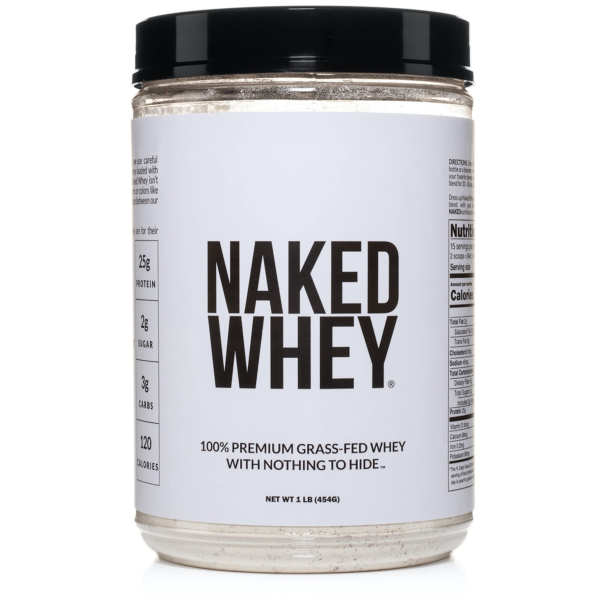 Naked Nutrition Naked Whey 1Lb - Only 1 Ingredient, Grass Fed Whey Protein Powder Naked Nutrition Au supplements