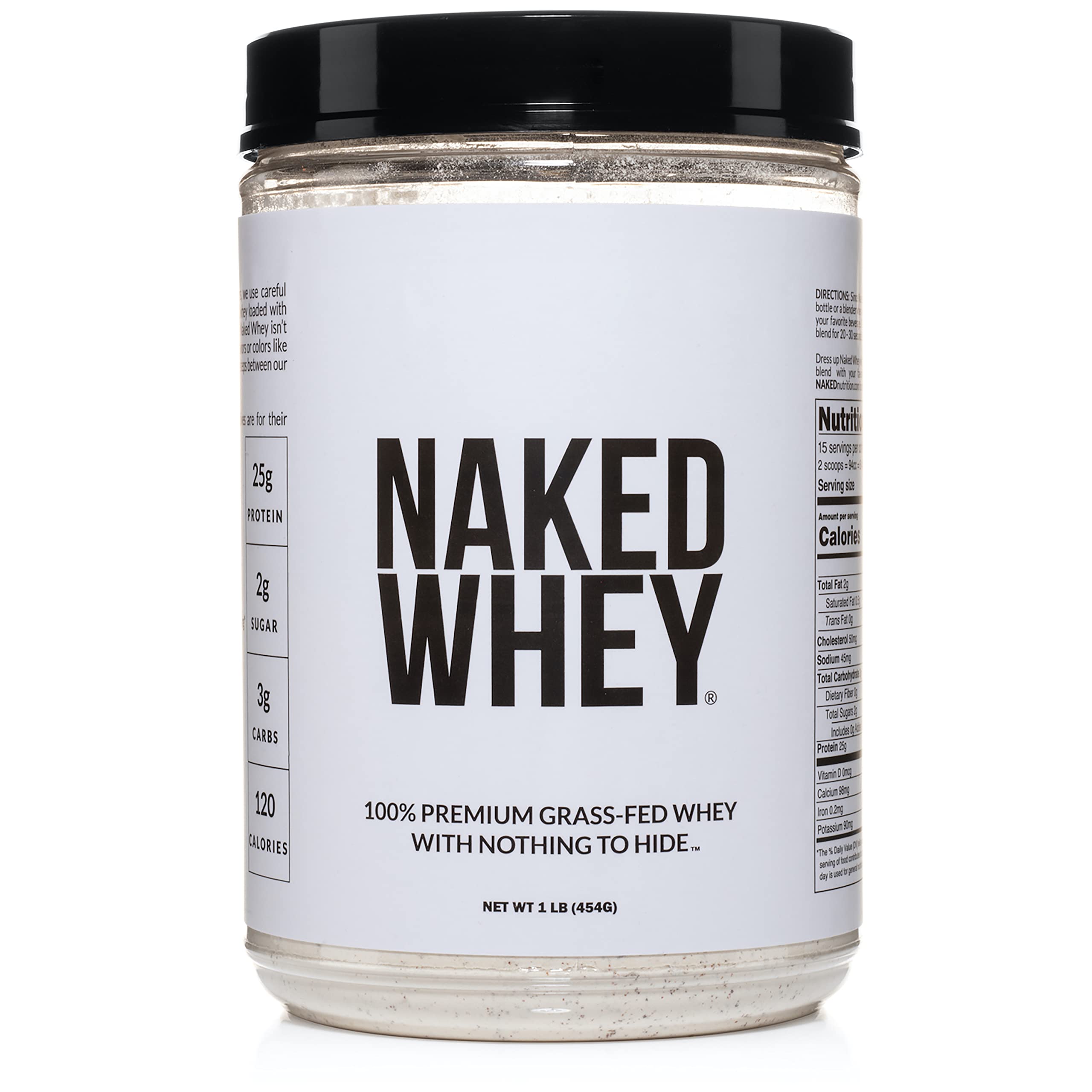 Naked Nutrition Naked Whey 1Lb - Only 1 Ingredient, Grass Fed Whey Protein Powder Naked Nutrition Au supplements