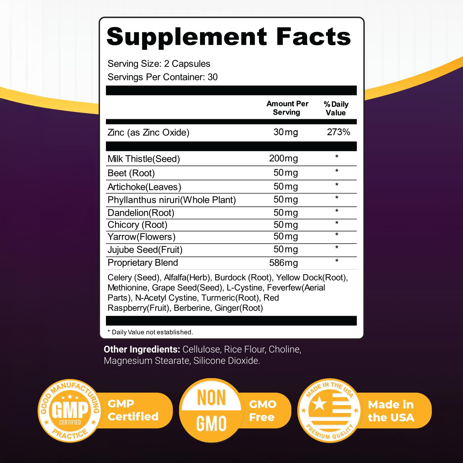 Nature’s NutriWave Steel Bite Pro Oral Wellness Supplement – 23 Plant-Based Ingredients with Zinc & Turmeric – Non-GMO, Made in USA, 60 Capsules, 1 Month Supply Nature’s NutriWave Au supplements