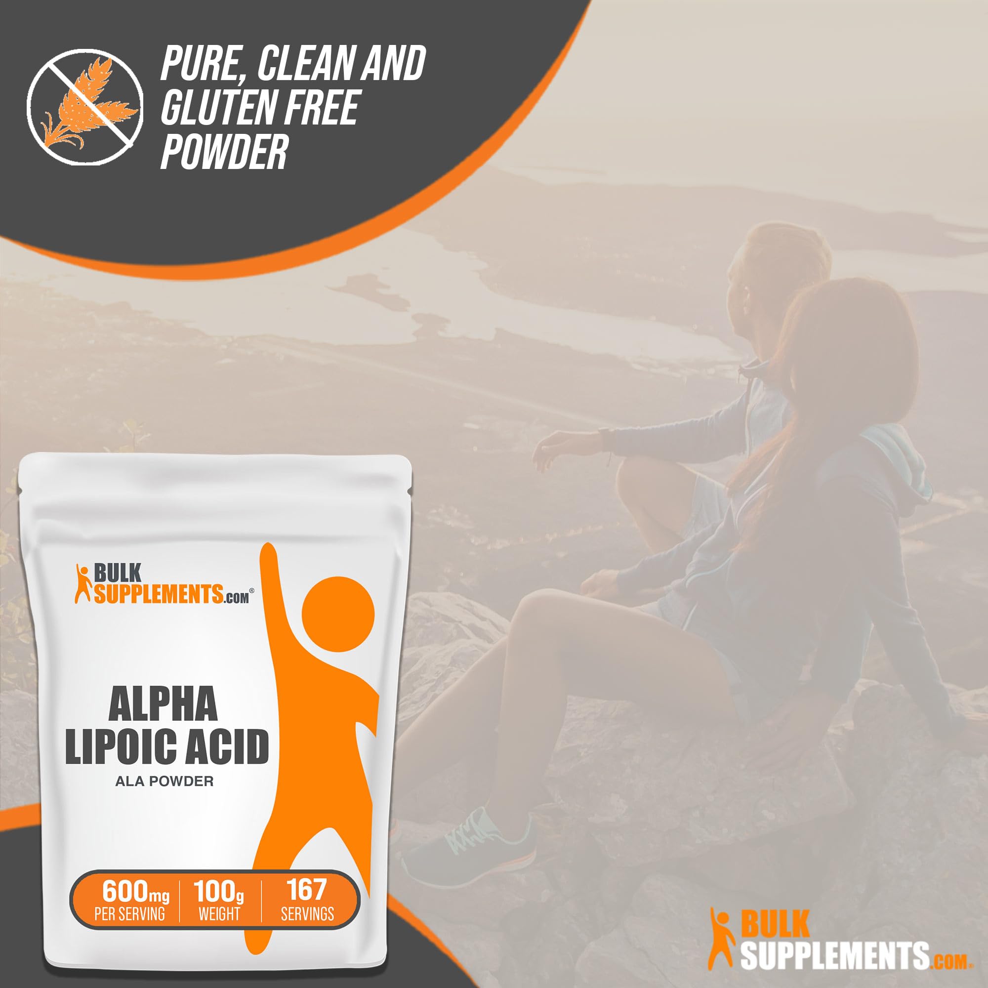BULKSUPPLEMENTS.COM Alpha Lipoic Acid Powder - ALA Supplement, Alpha Lipoic BULKSUPPLEMENTS.COM Au supplements