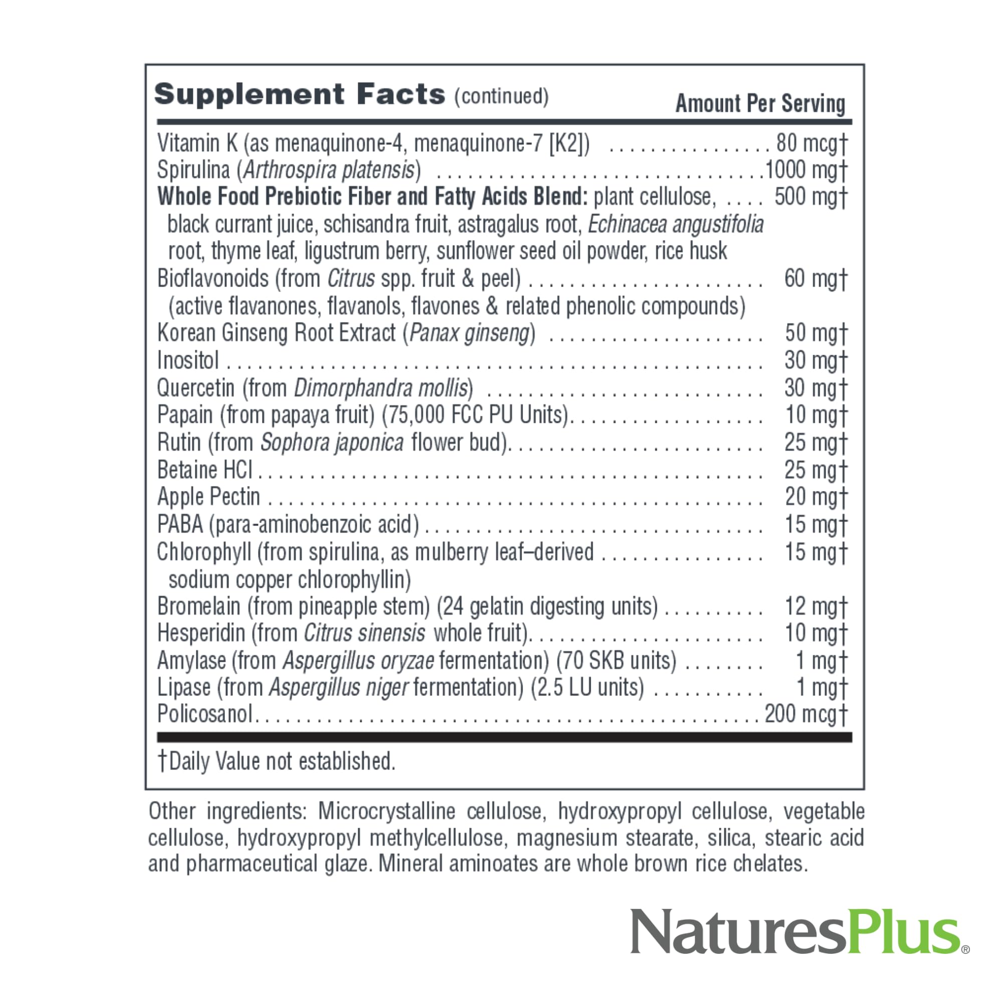 NaturesPlus Source of Life No Iron - 90 Tablets - Multivitamin & Mineral Supplement with Vitamin D3 - Supports Natural Energy & Well-Being - Gluten Free, Vegetarian - 30 Servings NaturesPlus Au supplements