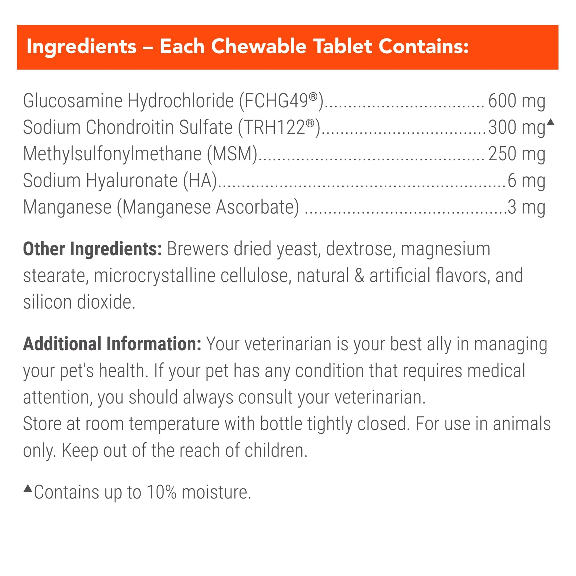 Nutramax Cosequin for Dogs Joint Health Supplement, Contains Glucosamine for Dogs, Plus Chondroitin, MSM and HA, Supports Healthy Joints, Chewable Tablets, 75 Count Nutramax Laboratories Au supplements