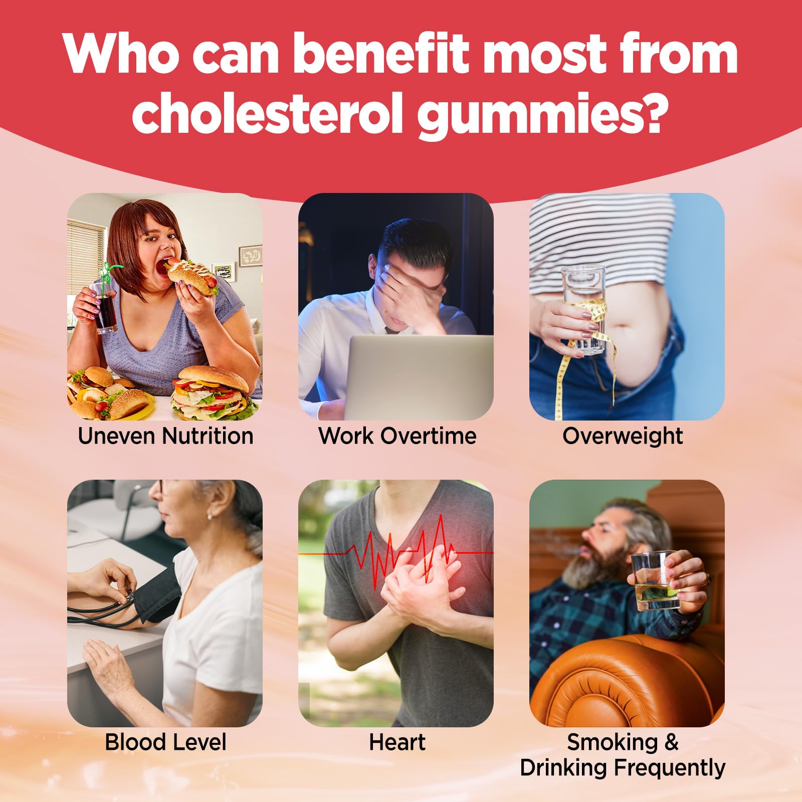HOLLEGEND Cholesterol Gummies Sugar-Free,12-in-1 Cholesterol Supplements with Plant Sterols,Citrus Bergamot,CoQ10 and Vitamins for Cholesterol Health, Vegan, Mixed Berry Flavor, 60 Counts HOLLEGEND Au supplements
