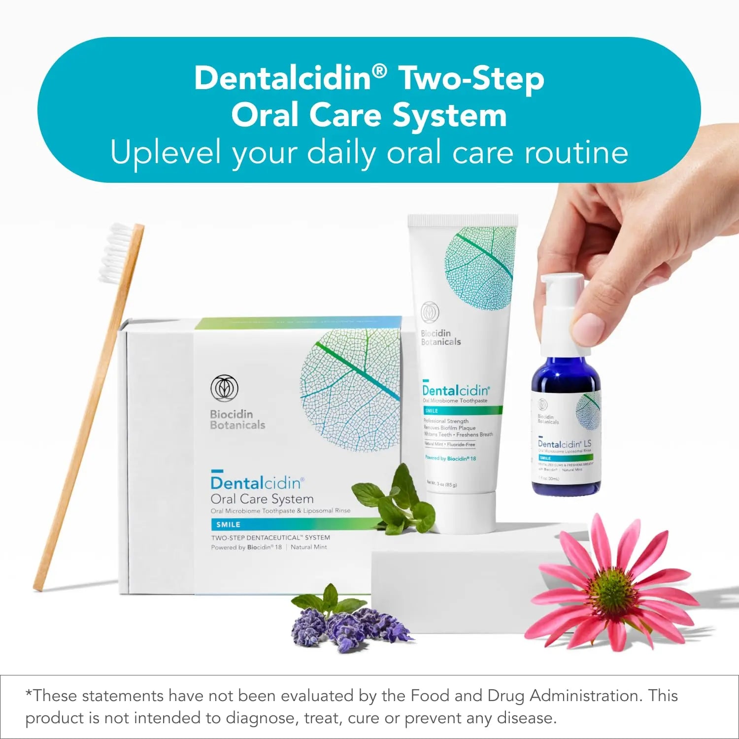 Biocidin Dentalcidin Fluoride Free Teeth Whitening Toothpaste for Adults - Plant-Based Toothpaste - Promote a Healthy Oral Microbiome, Remove Biofilm Plaque (3 Oz) Bio-Botanical Research Au supplements
