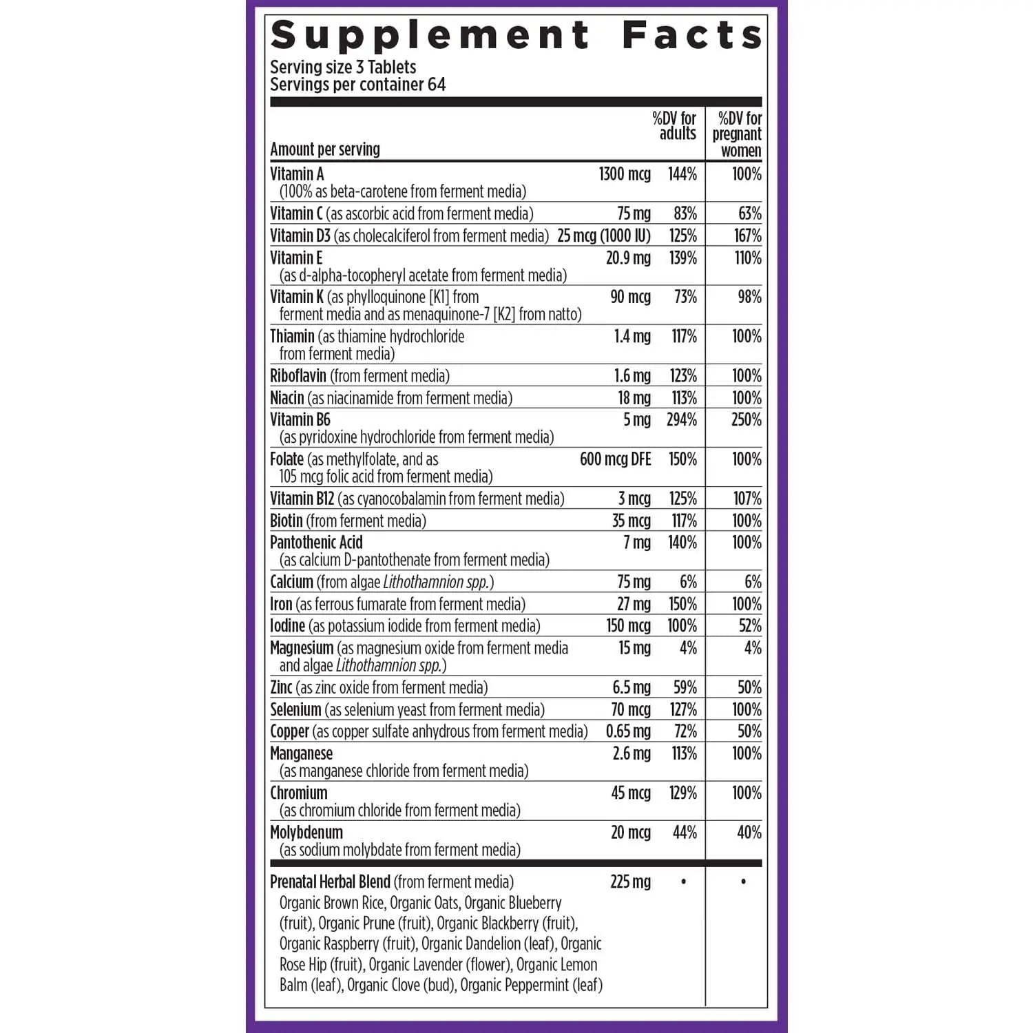New Chapter Perfect Prenatal Vitamins, Organic Prenatal Vitamins, Non-GMO Ingredients for Healthy Baby & Mom - Folate (Methylfolate), Iron, Vitamin D3 New Chapter Au supplements
