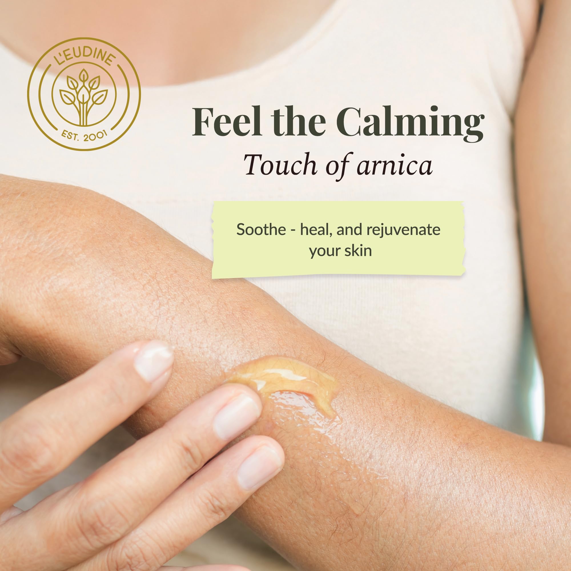 L’EUDINE Arnica Gel – Pack of 3 – Extra Strength for Bruise Relief, Wonder-Plant for Treating Muscle Soreness, Bruising, and Swelling - Fast Absorbing, Natural Formula L'eudine Au supplements
