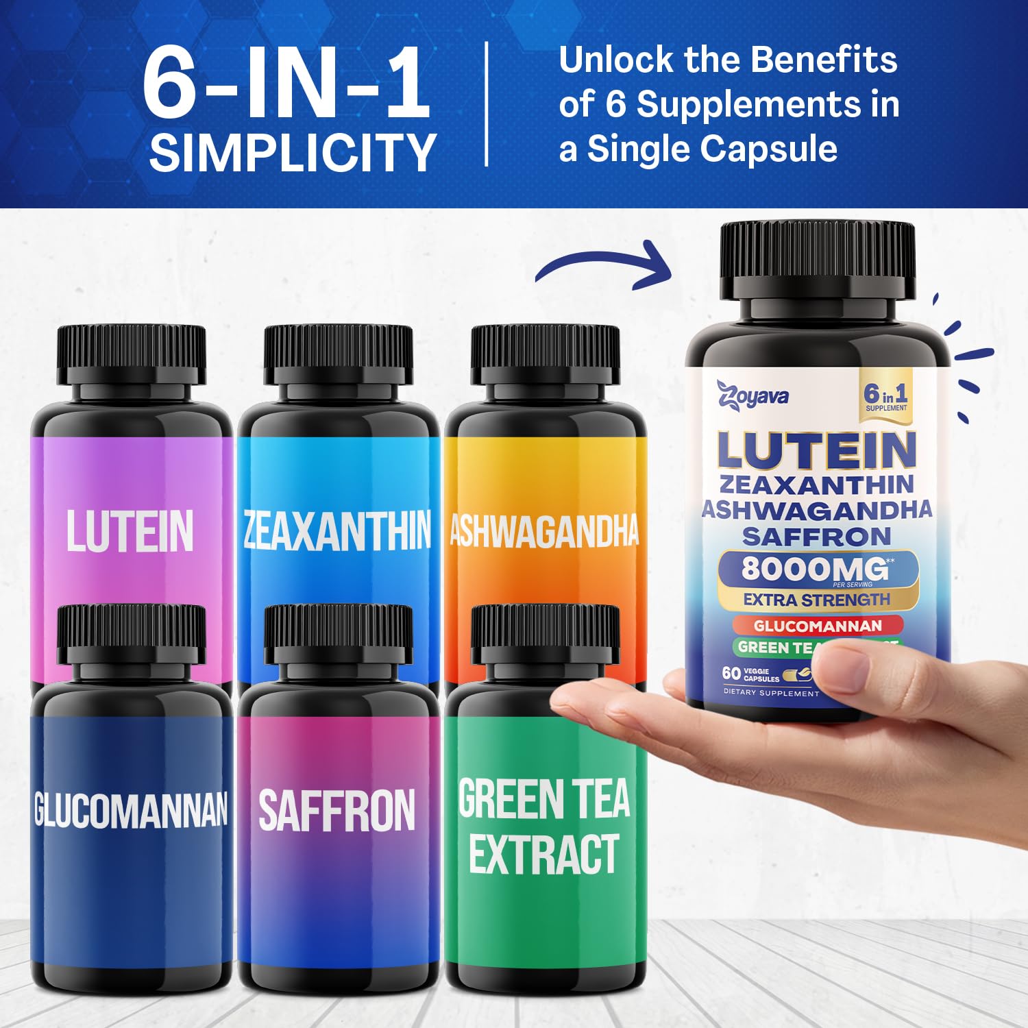 Zoyava Sea Moss 16-in-1 and Lutein 6-in-1 Bundle Zoyava Au supplements
