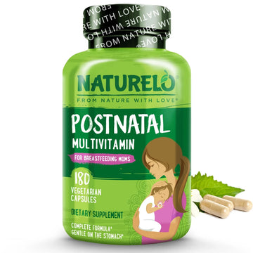 NATURELO Postnatal Multivitamin - Supplement for Breastfeeding Women - Plant-Based Vitamin D, Folate, Gentle Iron NATURELO Au supplements