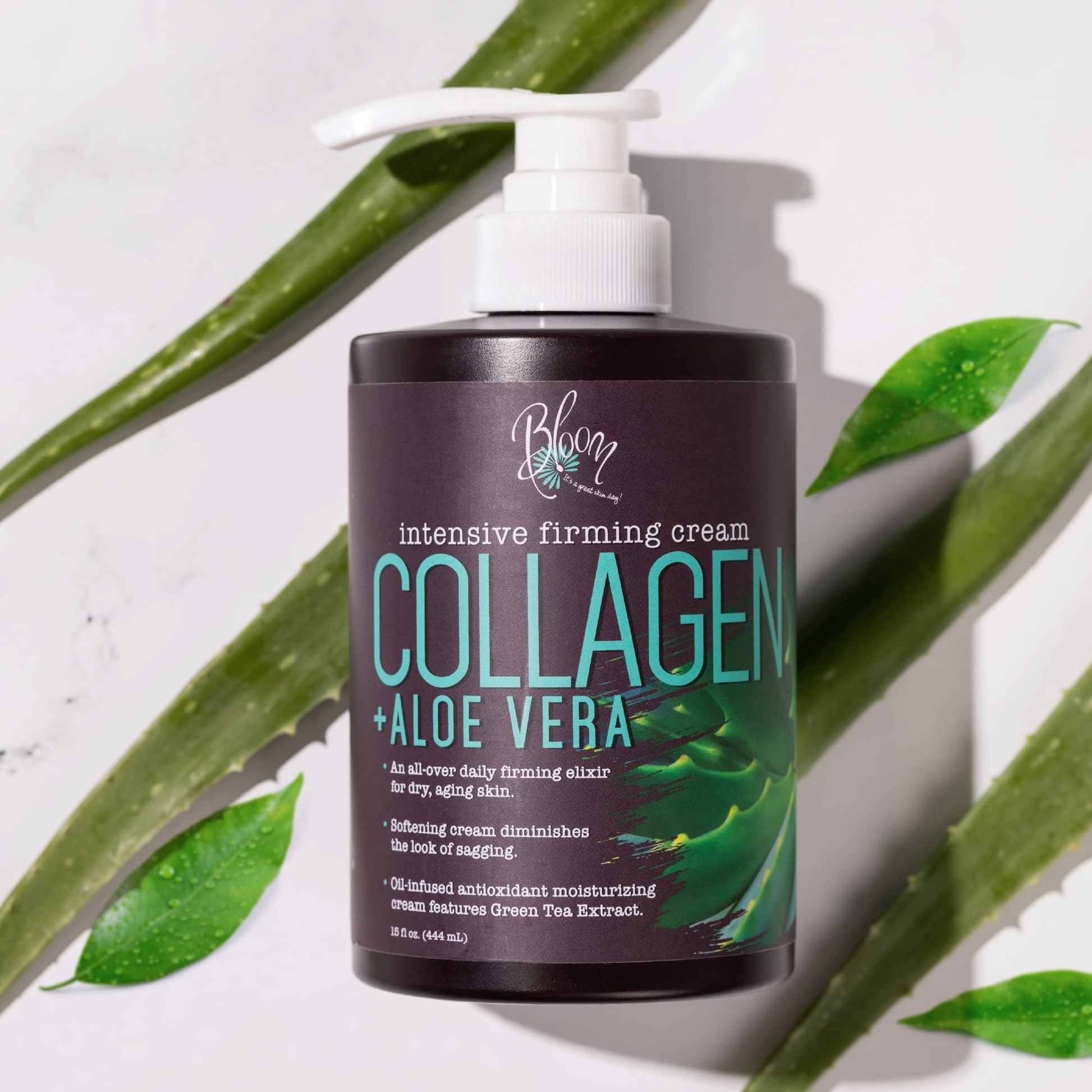 BLOOM Collagen Cream + Aloe Vera Moisturizer Body Lotion & Face Cream | Dry Skin BLOOM IT'S A GREAT SKIN DAY! Au supplements