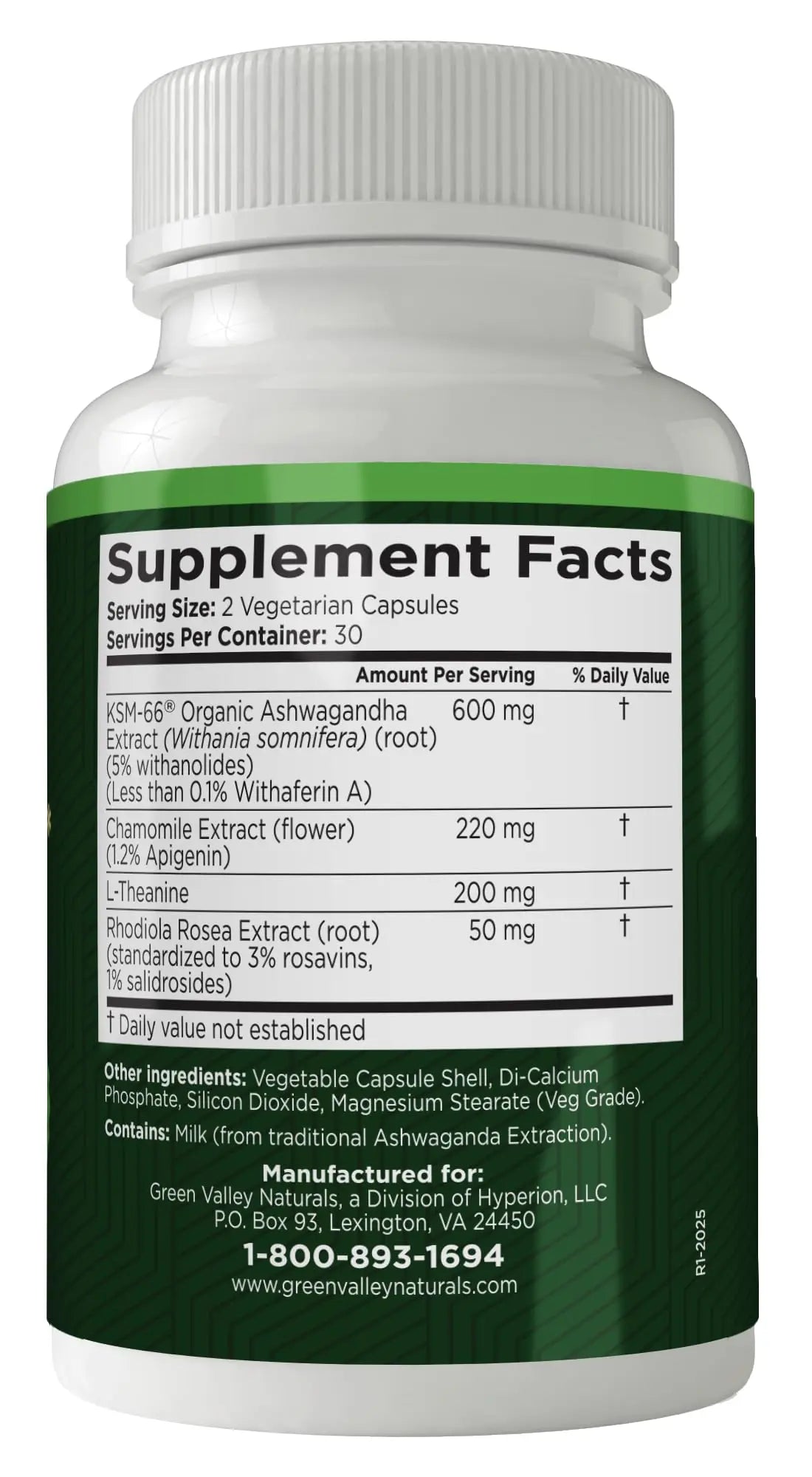 GREEN VALLEY NATURALS My Sleep Miracle Vegan Sleep Support Supplement | Melatonin-Free Formula | Ashwagandha, Chamomile & L-Theanine | Promotes Calm, Relaxation & Restful Sleep | 60 Capsules GREEN VALLEY NATURALS Au supplements