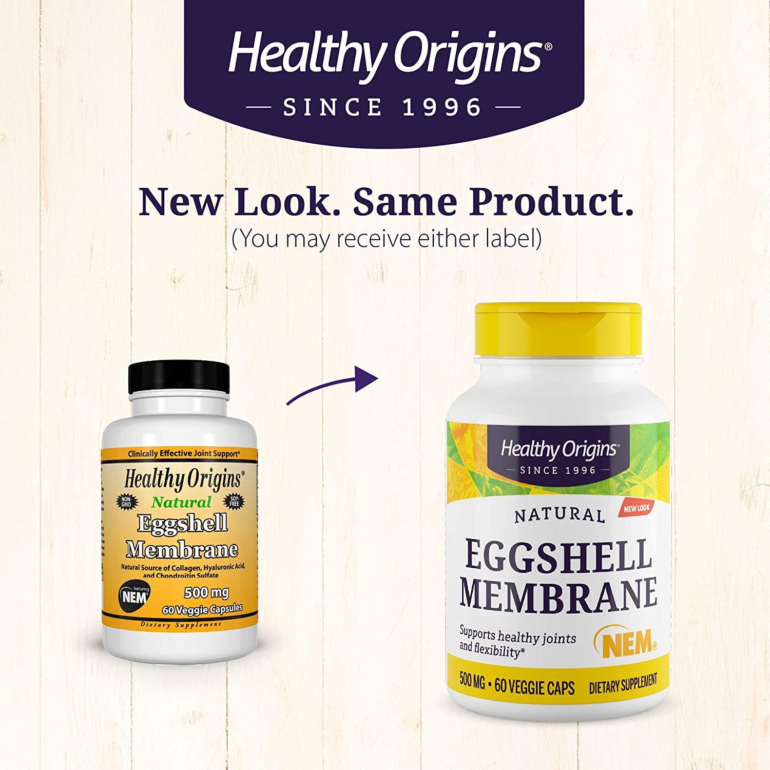 Healthy Origins Eggshell Membrane (NEM), 500 mg - Natural Collagen and Joint Support Healthy Origins Au supplements