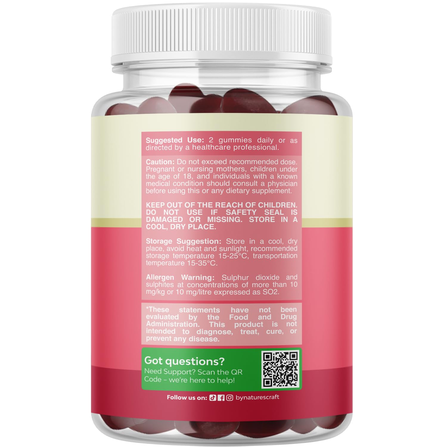 Hormone Balance for Women Gummies of All Ages - PMS Support Supplement for Women to Regulate Menstrual Cycle & Hormonal Balance Menopause & Mood Swings with Vitamin B6 & Dong Quai - 60 Chews - 3 pack Natures Craft Au supplements
