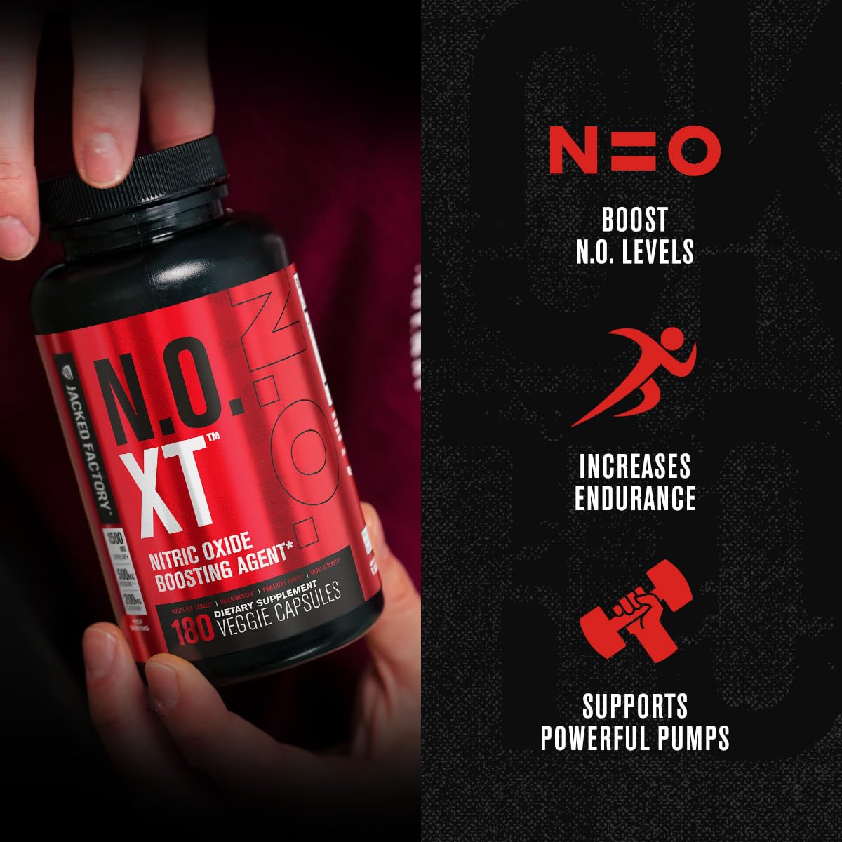 Jacked Factory Muscle Builder Supplement Stack - Build-XT Muscle Builder & N.O. XT Nitric Jacked Factory Au supplements