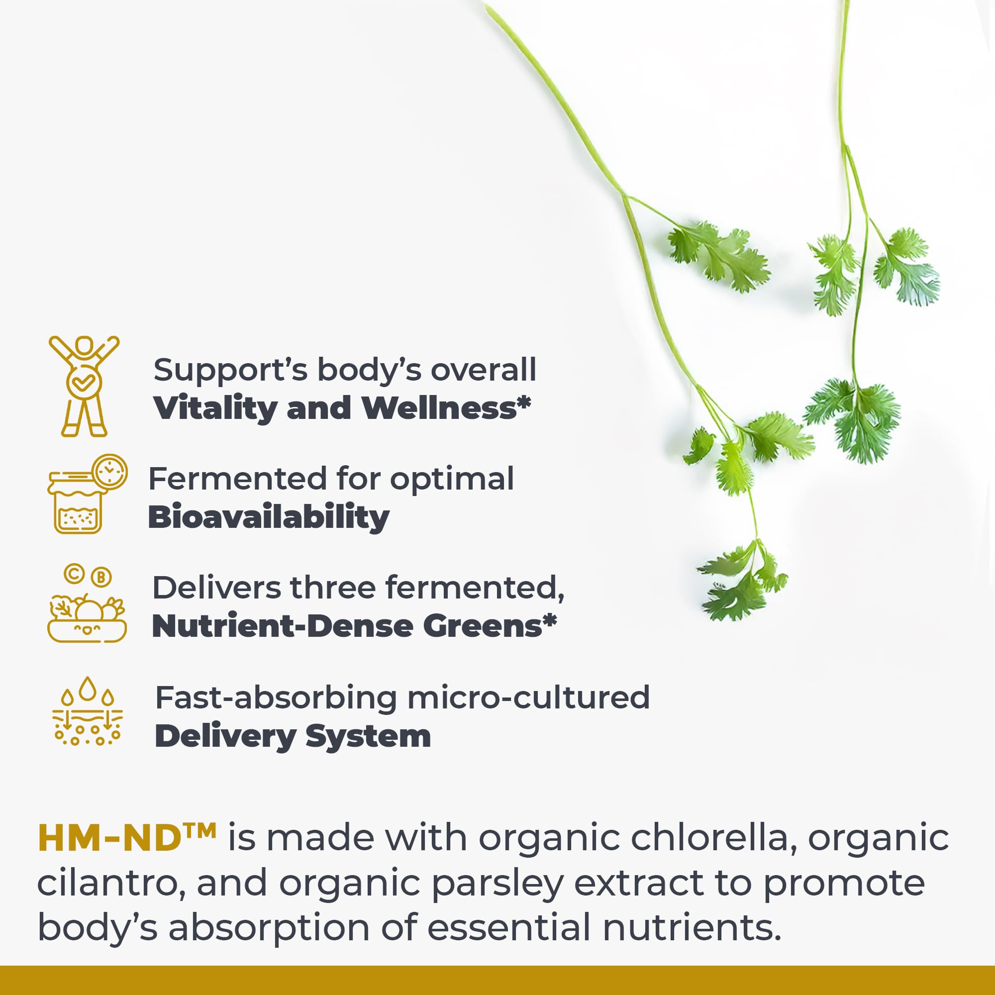 Premier Research Labs Fermented HM-ND - Cilantro, Parsley, and Chlorella Liquid, Full Body Detox and Cleanse for Men and Women, Cilantro Supplement with Organic Herbal Extracts - 8 Fl Oz Premier Research Labs Au supplements