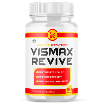 Vismax Revive Capsules, Official VismaxRevive Vision Support Supplement with All Natural Ingredients, Advanced Eye Health Formula and Vision Vitamin Supporting Wellness Naturally (60 Capsules) MJO Au supplements